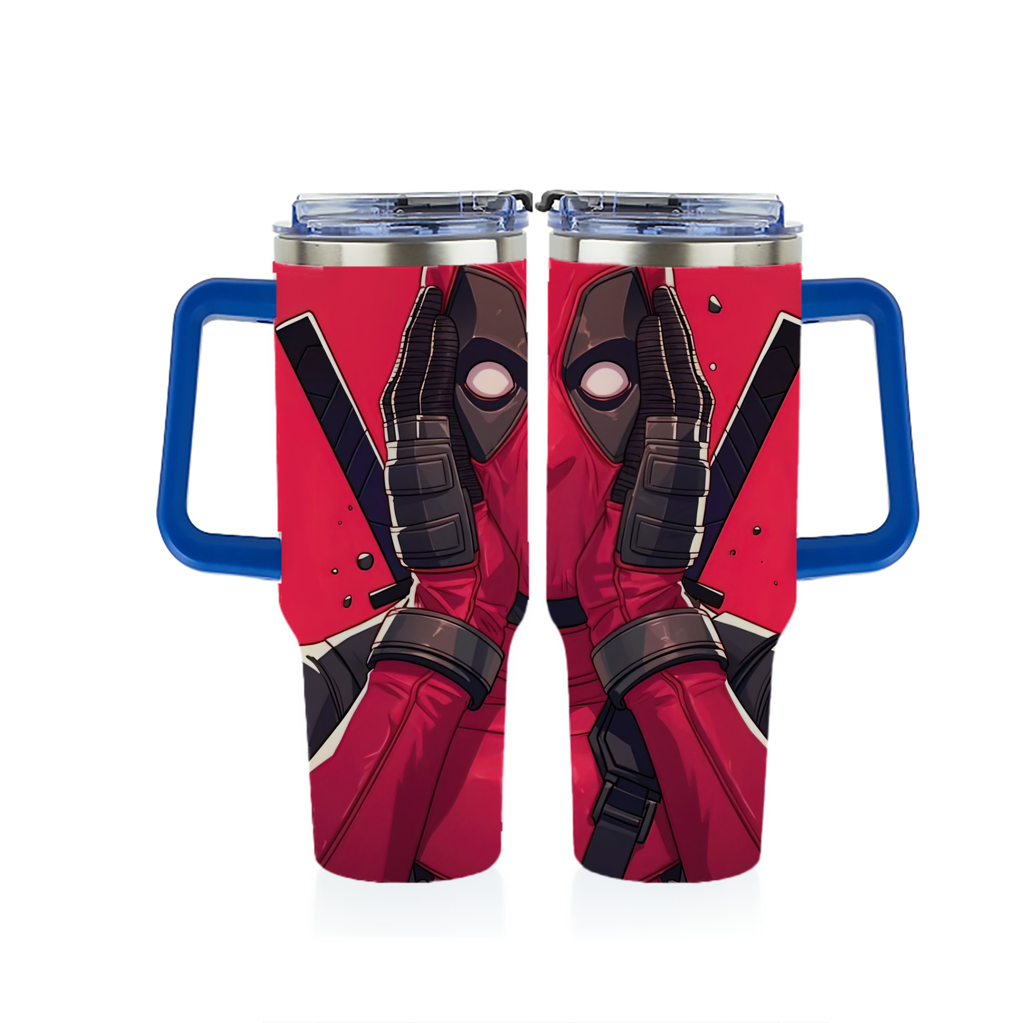 （画像用） Deadpool デッドプール 1200ｍLフルプリント車用タンブラー