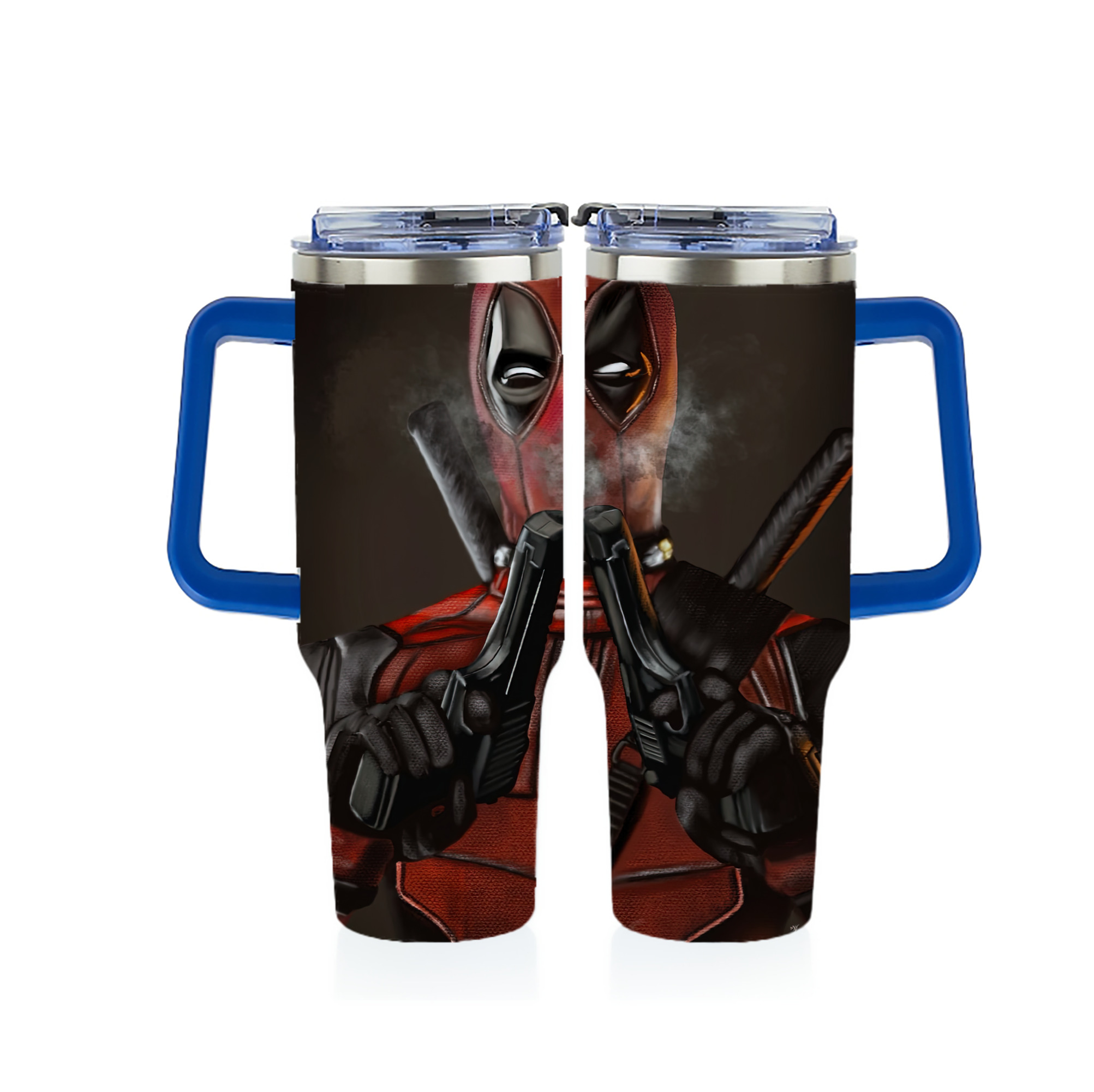 （画像用） Deadpool デッドプール 1200ｍLフルプリント車用タンブラー