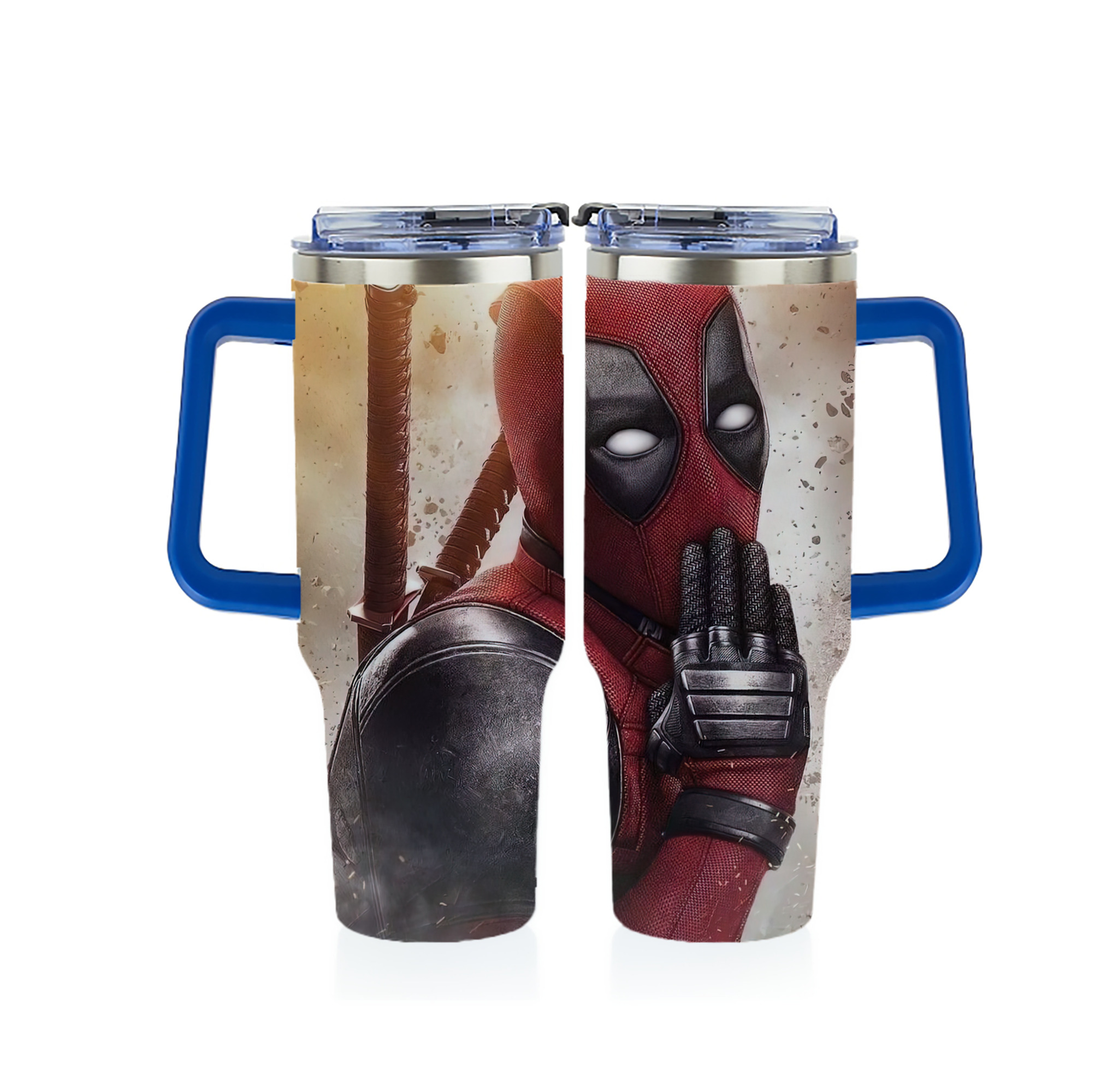 （画像用） Deadpool デッドプール 1200ｍLフルプリント車用タンブラー