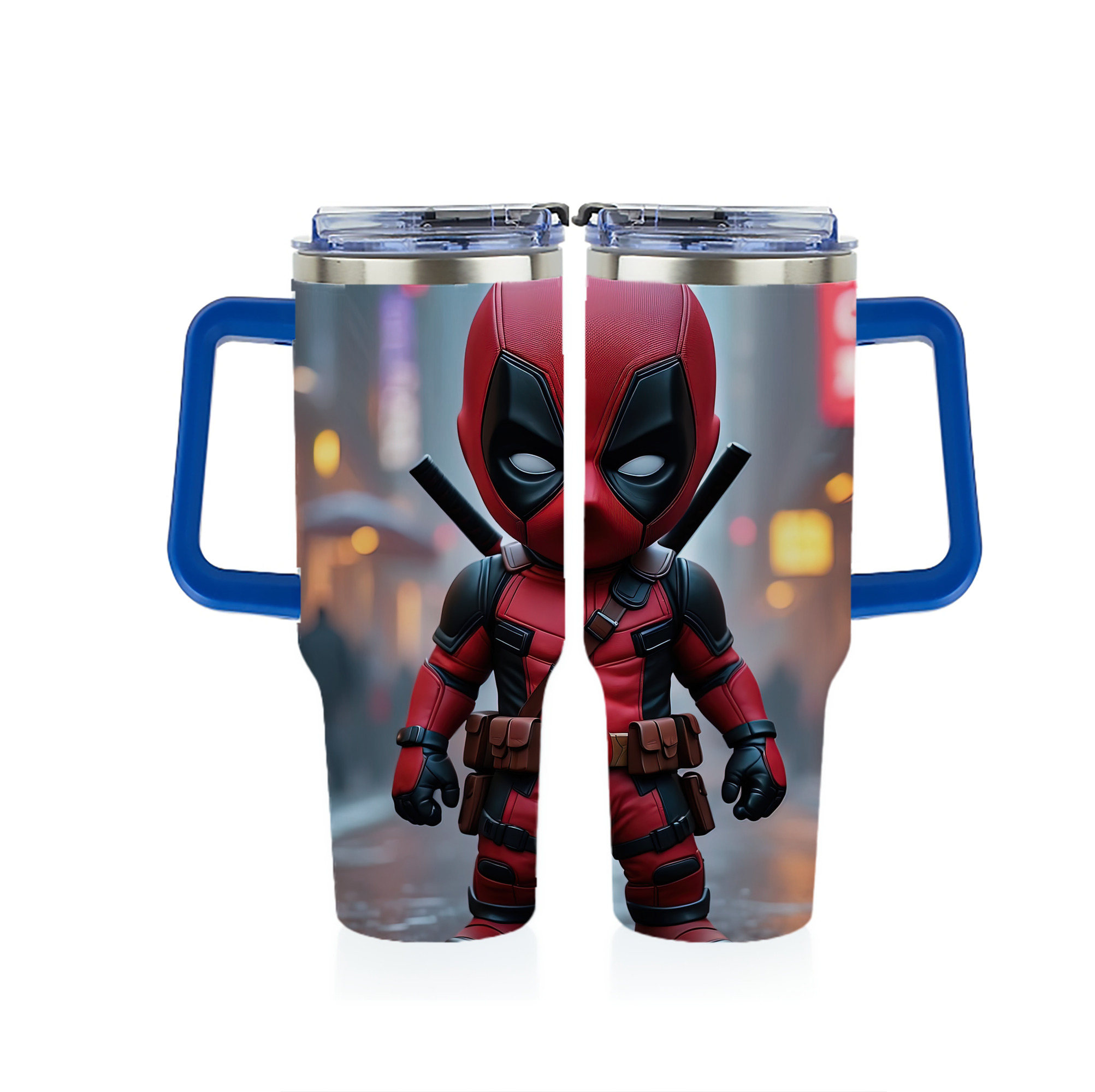 （画像用） Deadpool デッドプール 1200ｍLフルプリント車用タンブラー
