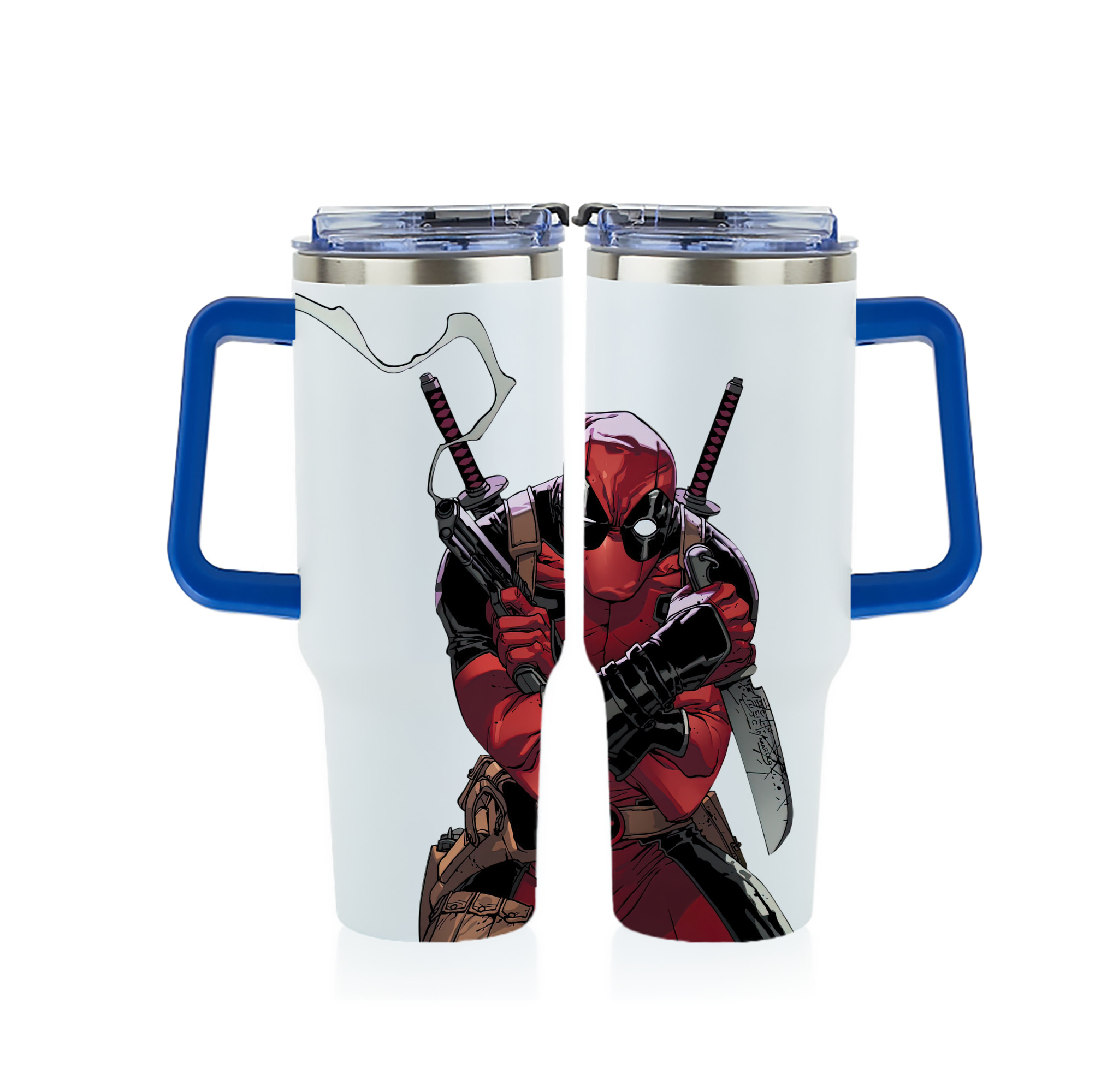 （画像用） Deadpool デッドプール 1200ｍLフルプリント車用タンブラー