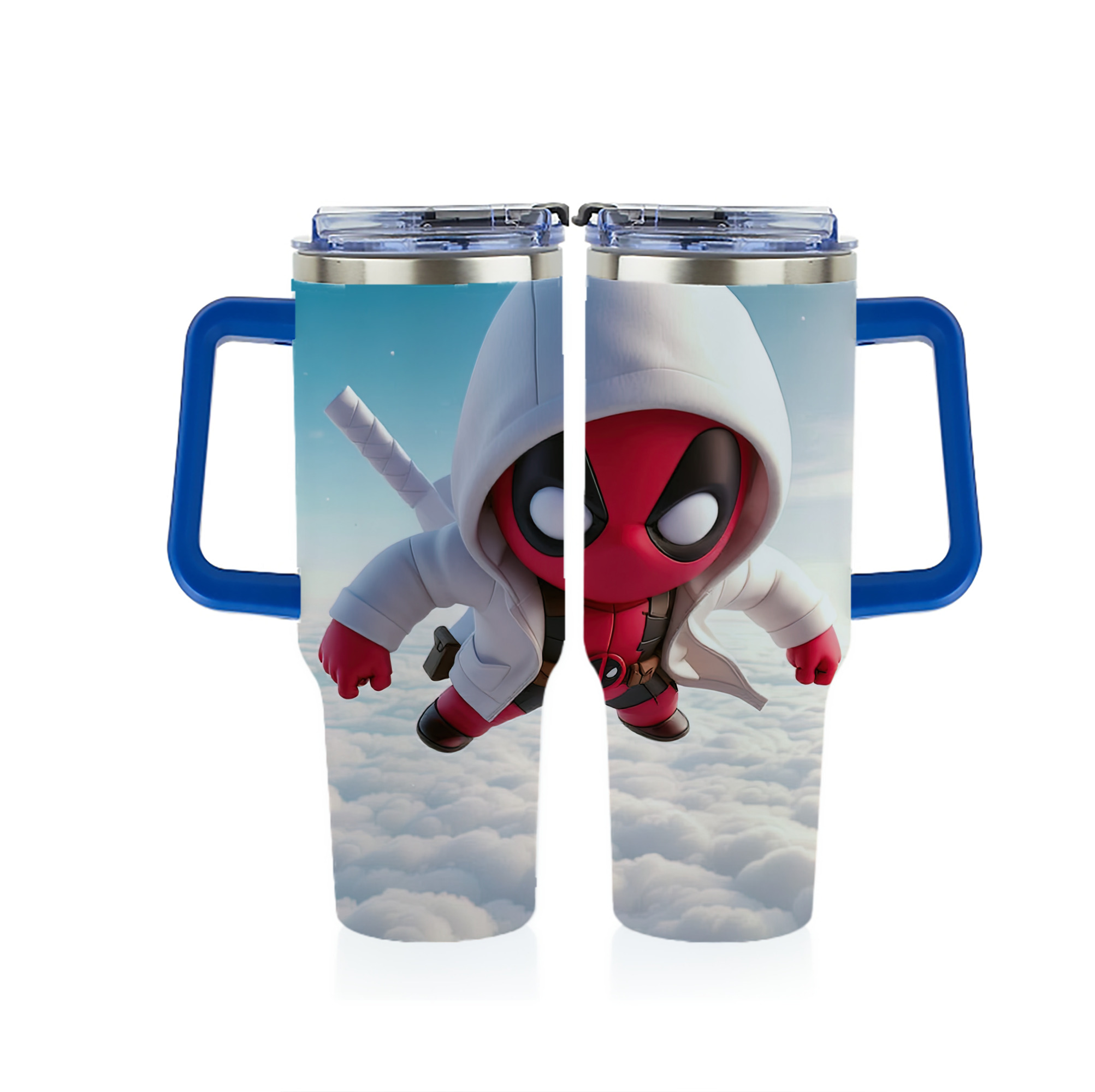 （画像用） Deadpool デッドプール 1200ｍLフルプリント車用タンブラー