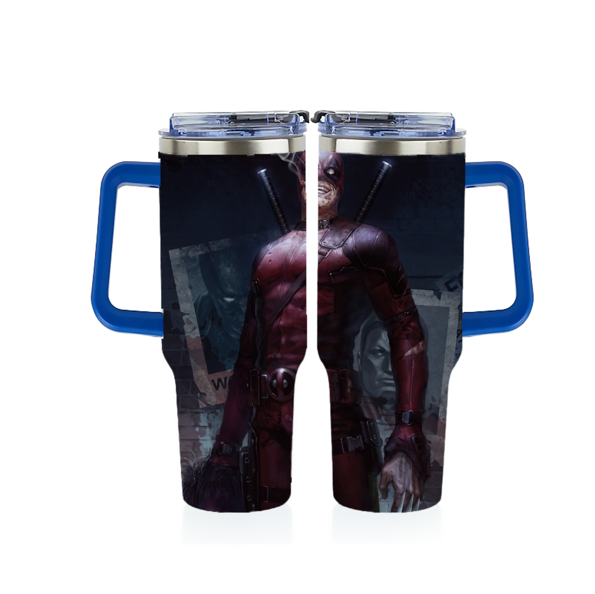 （画像用） Deadpool デッドプール 1200ｍLフルプリント車用タンブラー