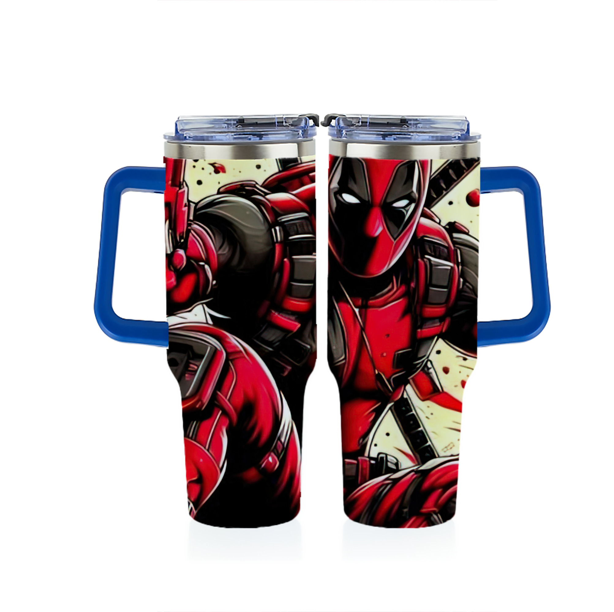 （画像用） Deadpool デッドプール 1200ｍLフルプリント車用タンブラー