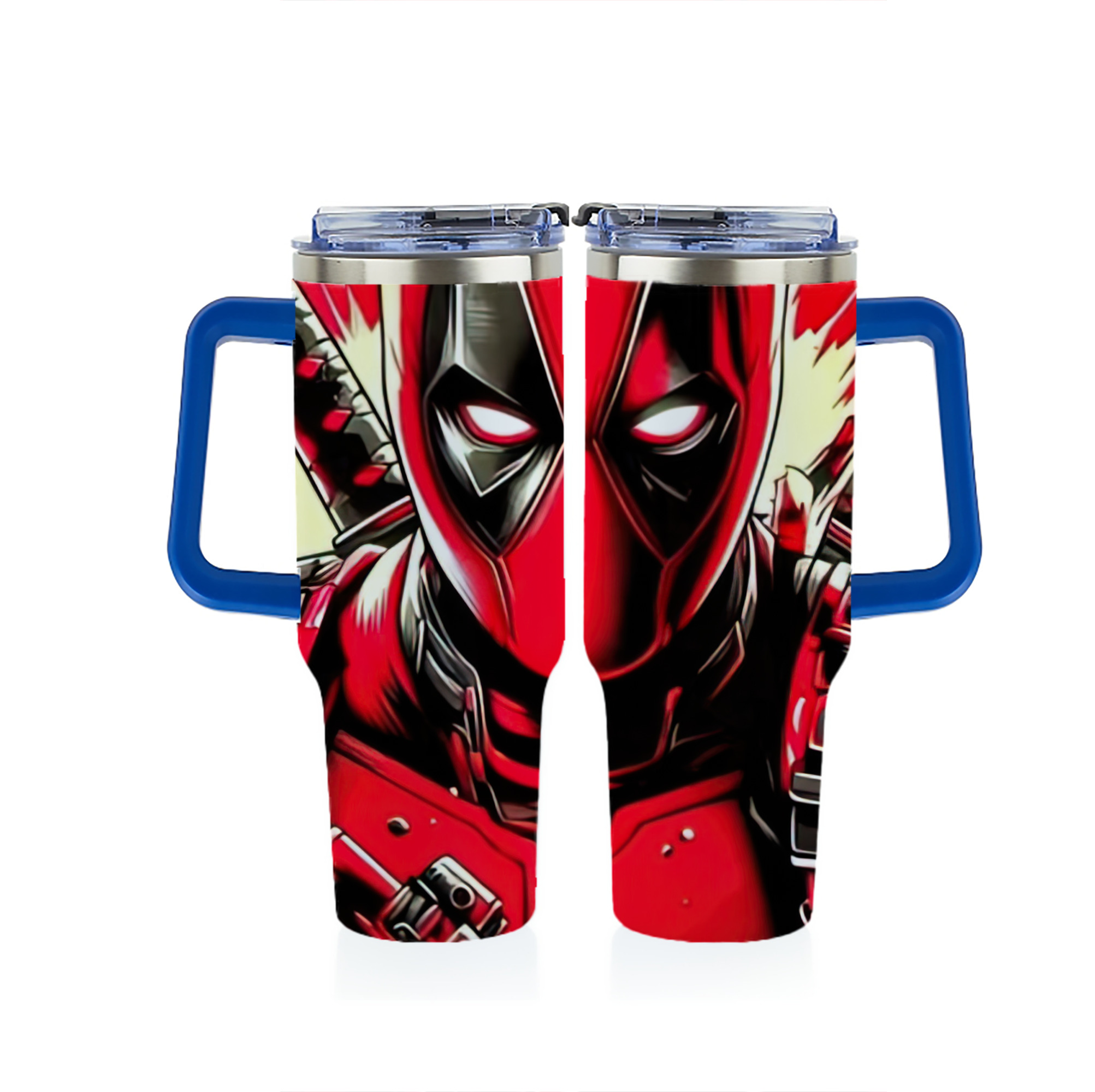 （画像用） Deadpool デッドプール 1200ｍLフルプリント車用タンブラー