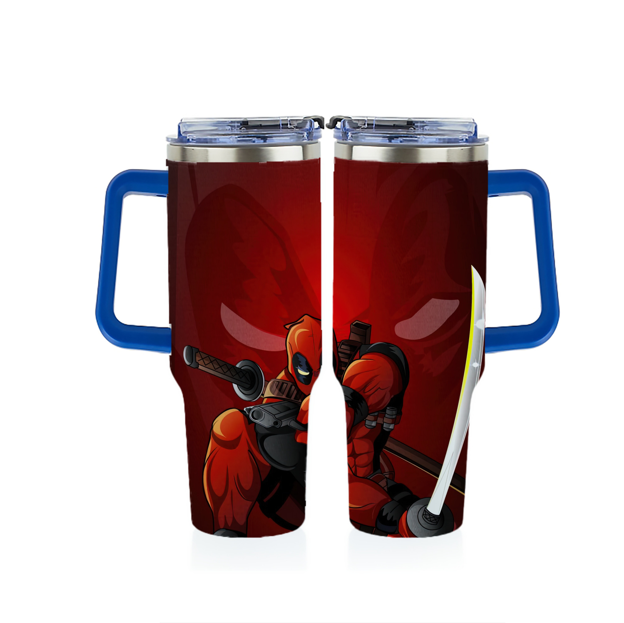 （画像用） Deadpool デッドプール 1200ｍLフルプリント車用タンブラー