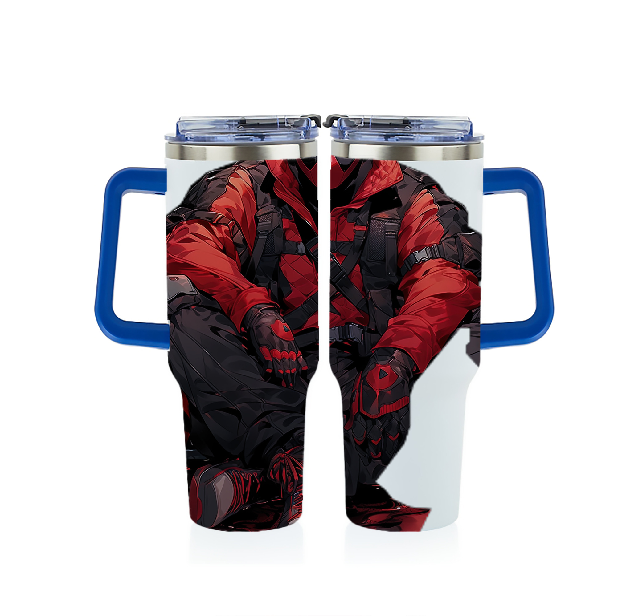 （画像用） Deadpool デッドプール 1200ｍLフルプリント車用タンブラー
