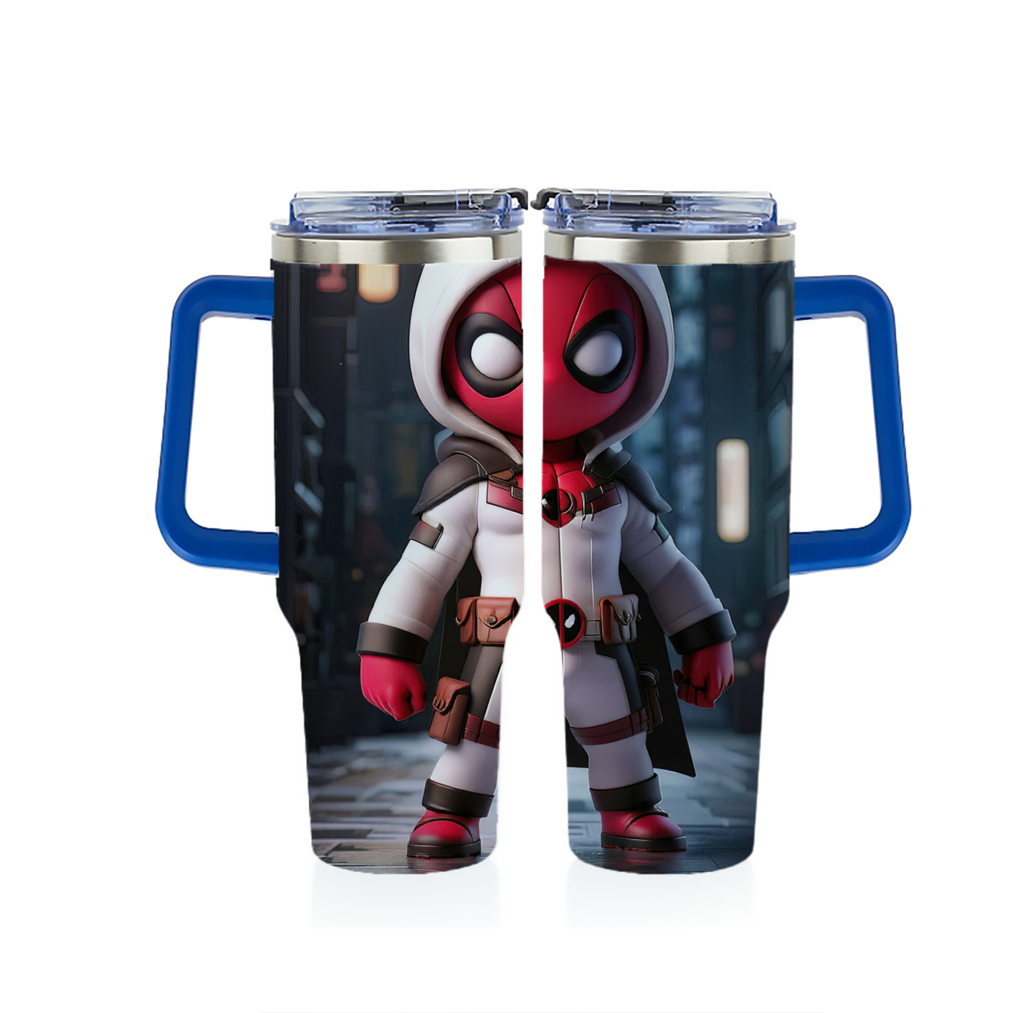 （画像用） Deadpool デッドプール 1200ｍLフルプリント車用タンブラー