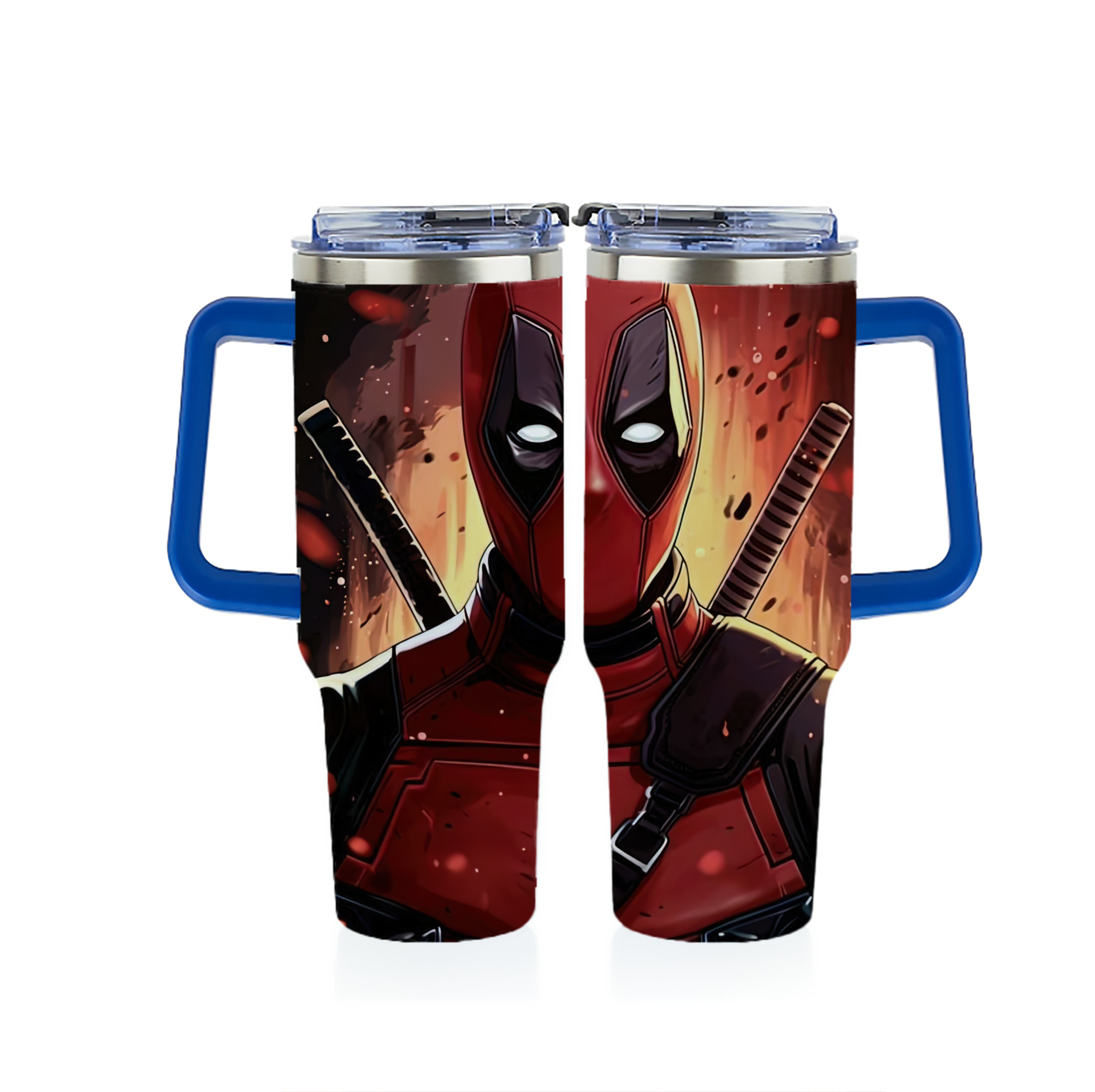 （画像用） Deadpool デッドプール 1200ｍLフルプリント車用タンブラー