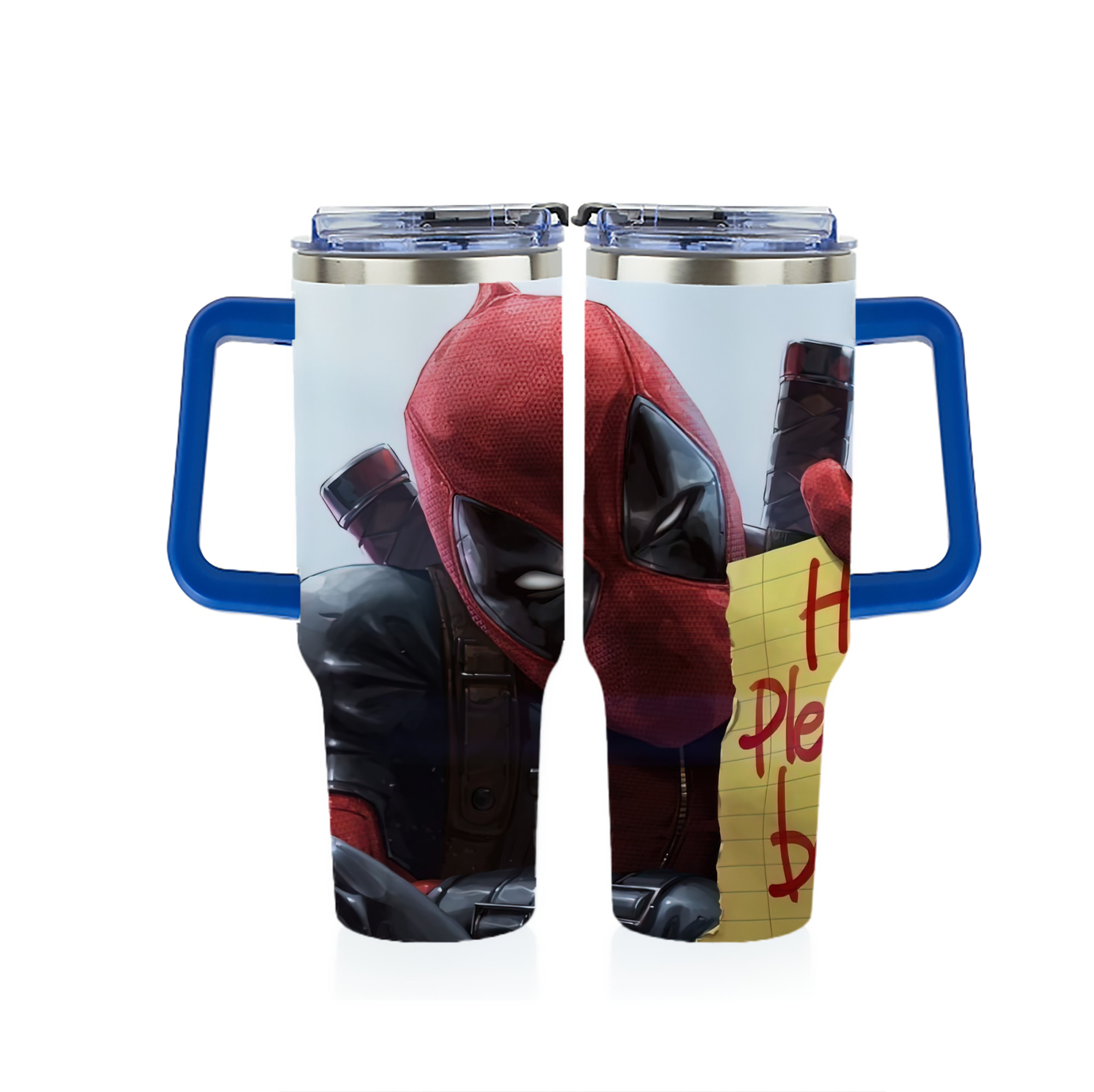 （画像用） Deadpool デッドプール 1200ｍLフルプリント車用タンブラー