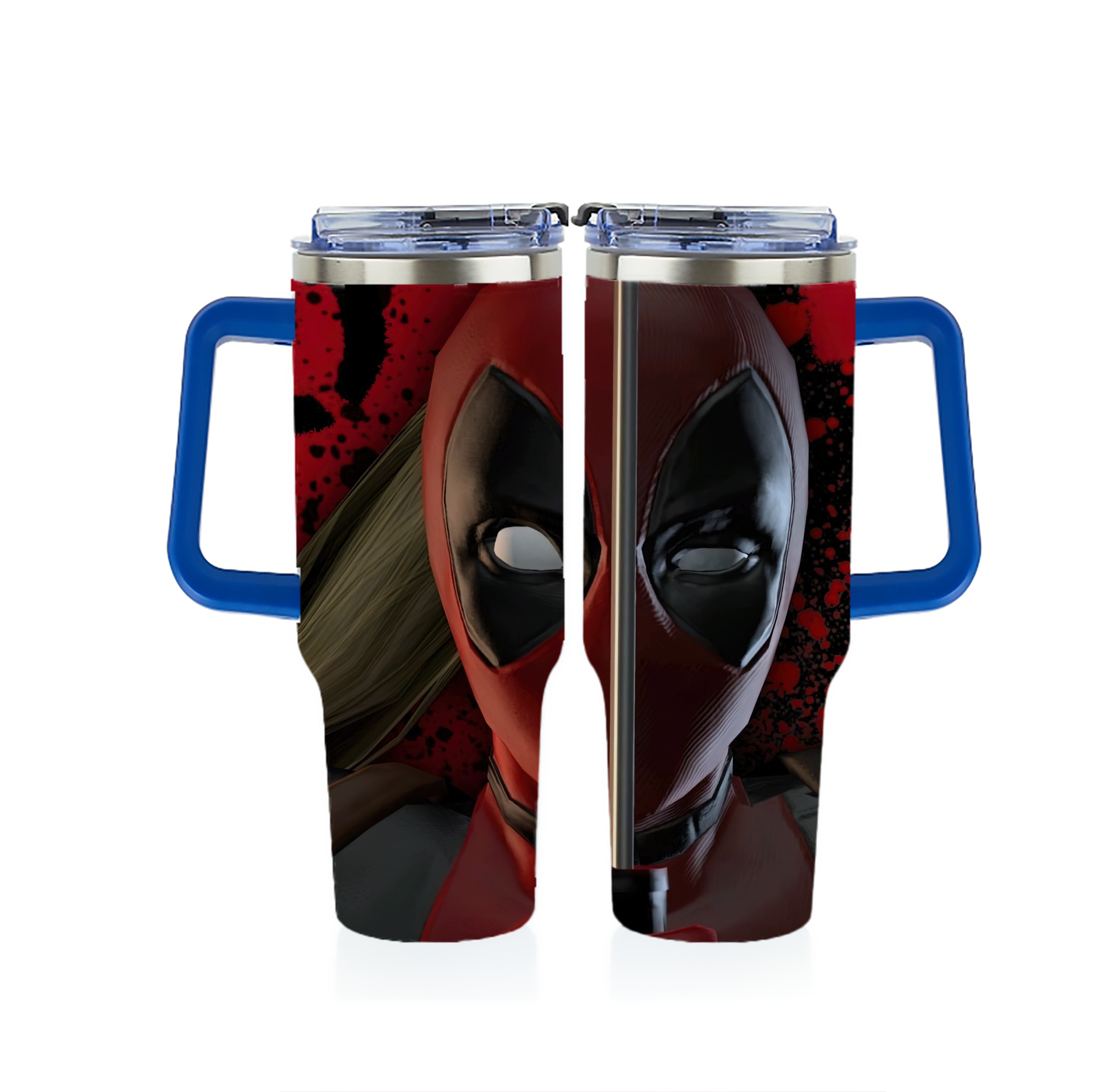 （画像用） Deadpool デッドプール 1200ｍLフルプリント車用タンブラー