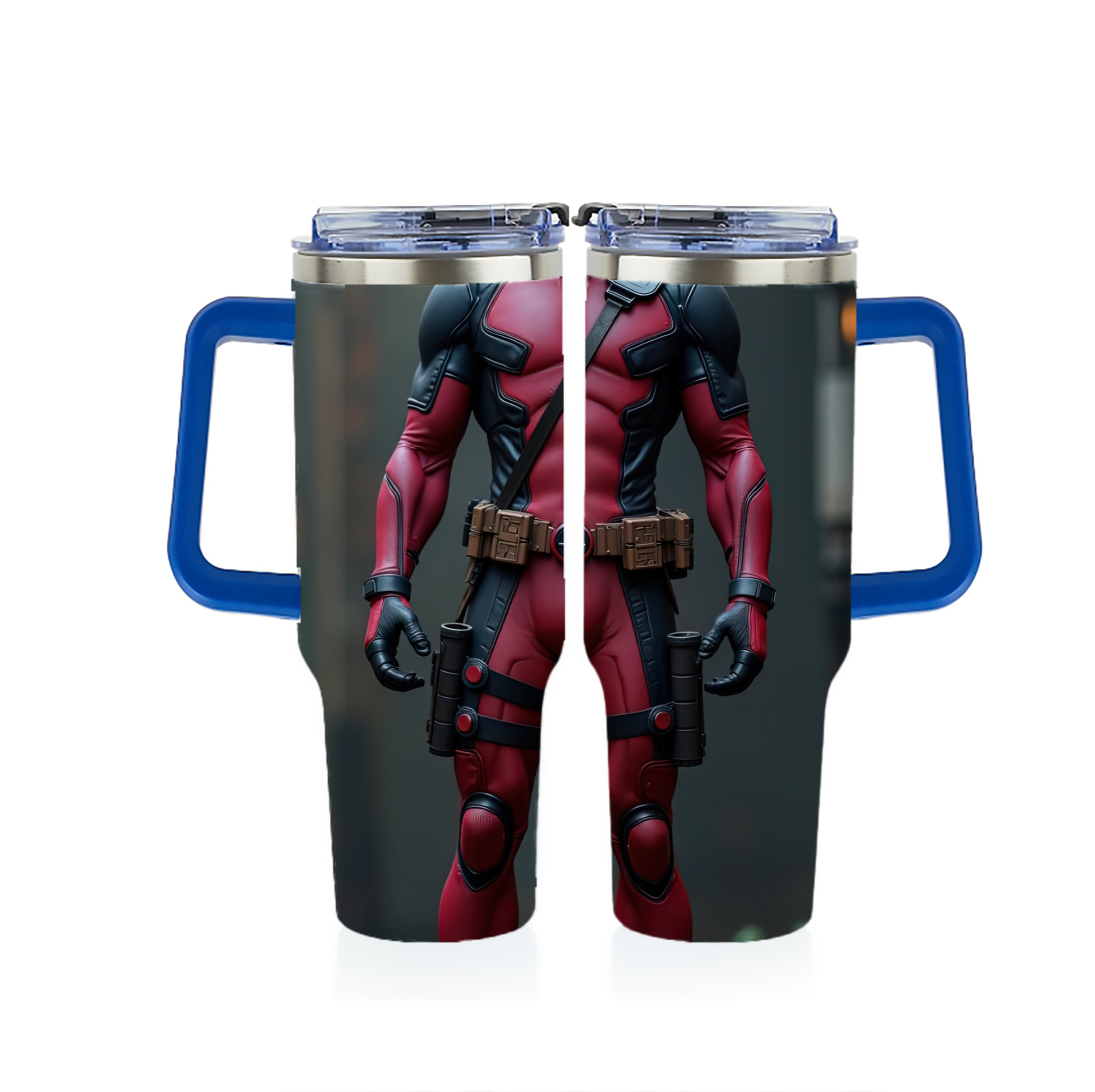 （画像用） Deadpool デッドプール 1200ｍLフルプリント車用タンブラー