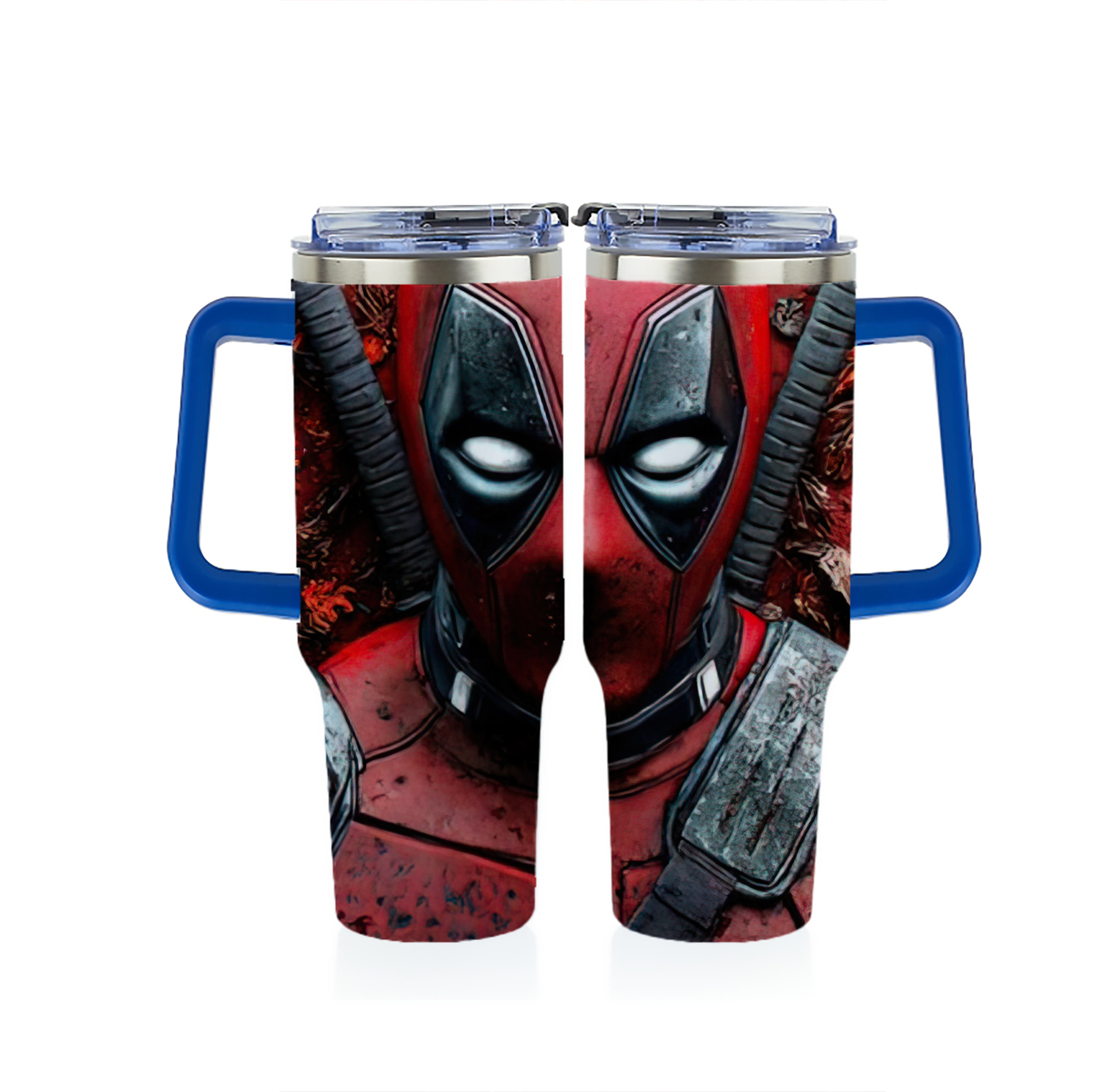 （画像用） Deadpool デッドプール 1200ｍLフルプリント車用タンブラー