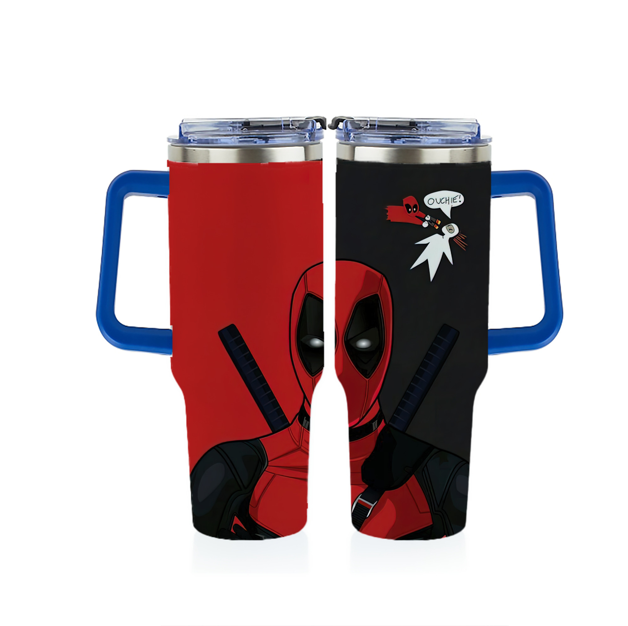 （画像用） Deadpool デッドプール 1200ｍLフルプリント車用タンブラー