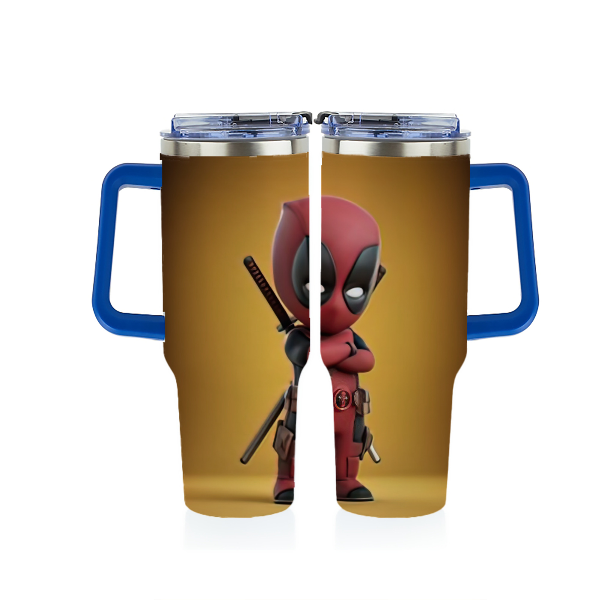 （画像用） Deadpool デッドプール 1200ｍLフルプリント車用タンブラー