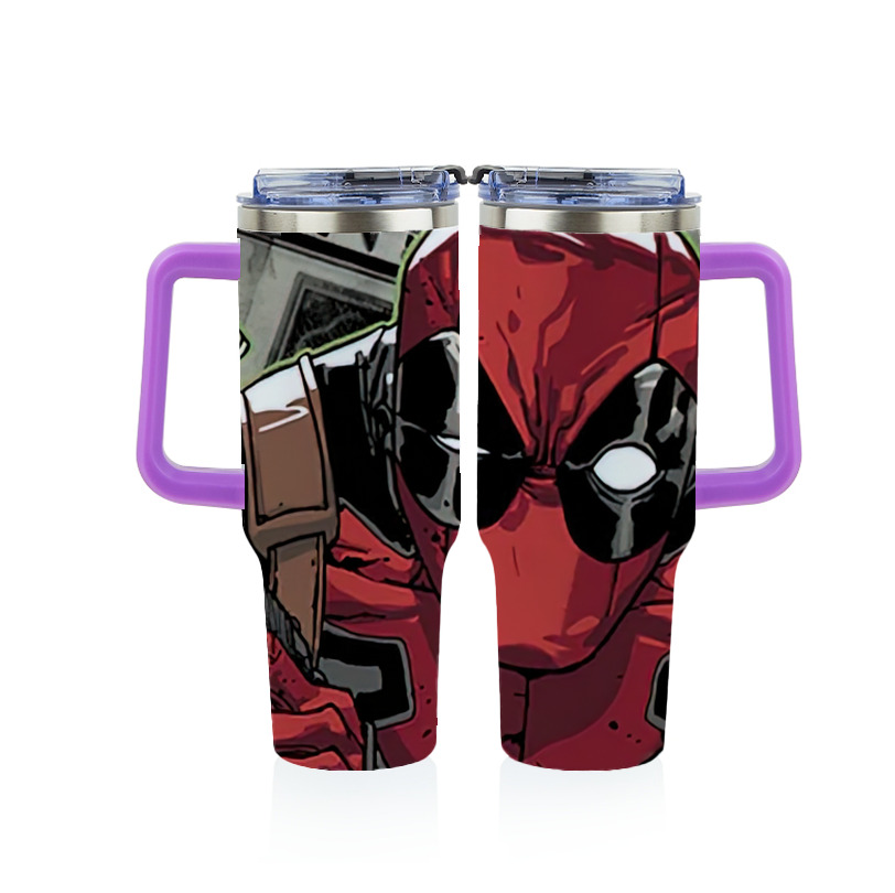（画像用） Deadpool デッドプール 1200ｍLフルプリント車用タンブラー