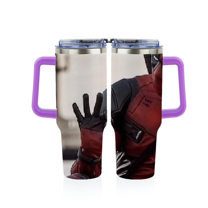 （画像用） Deadpool デッドプール 1200ｍLフルプリント車用タンブラー