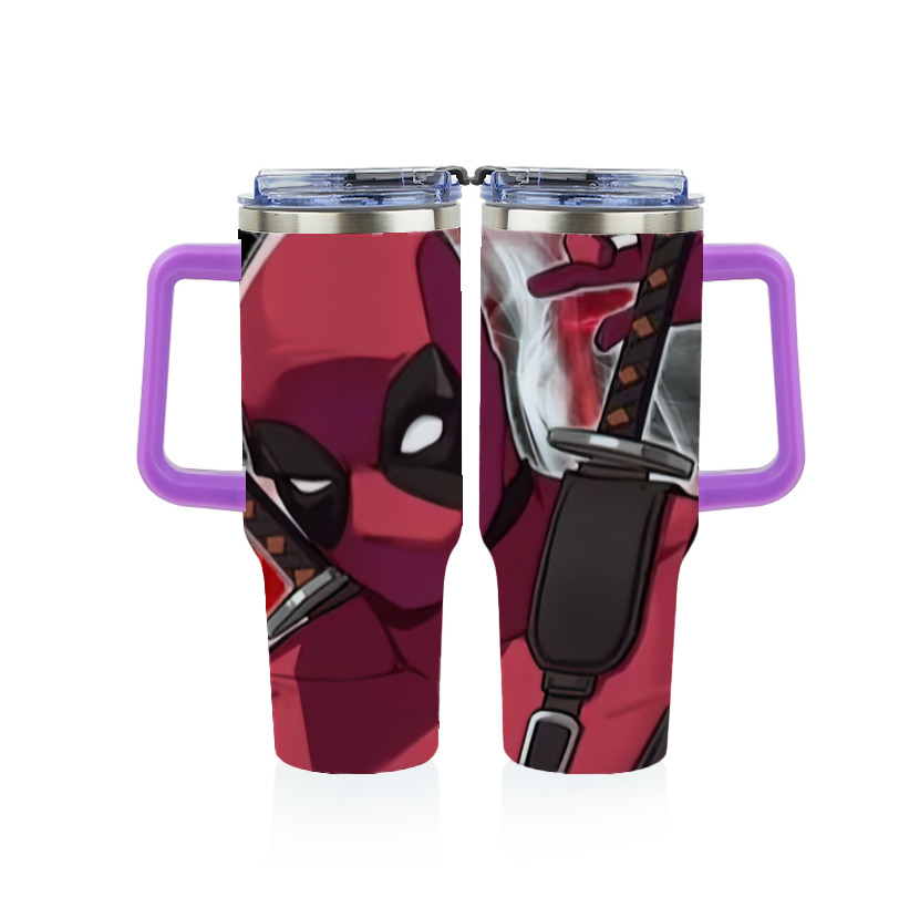 （画像用） Deadpool デッドプール 1200ｍLフルプリント車用タンブラー
