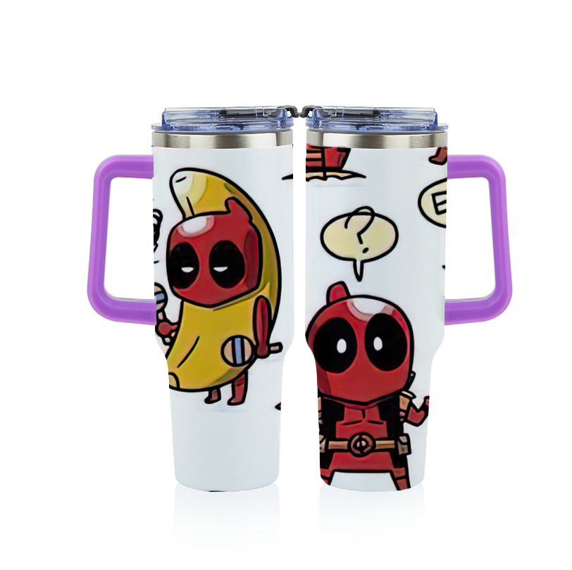 （画像用） Deadpool デッドプール 1200ｍLフルプリント車用タンブラー