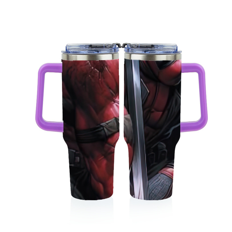 （画像用） Deadpool デッドプール 1200ｍLフルプリント車用タンブラー