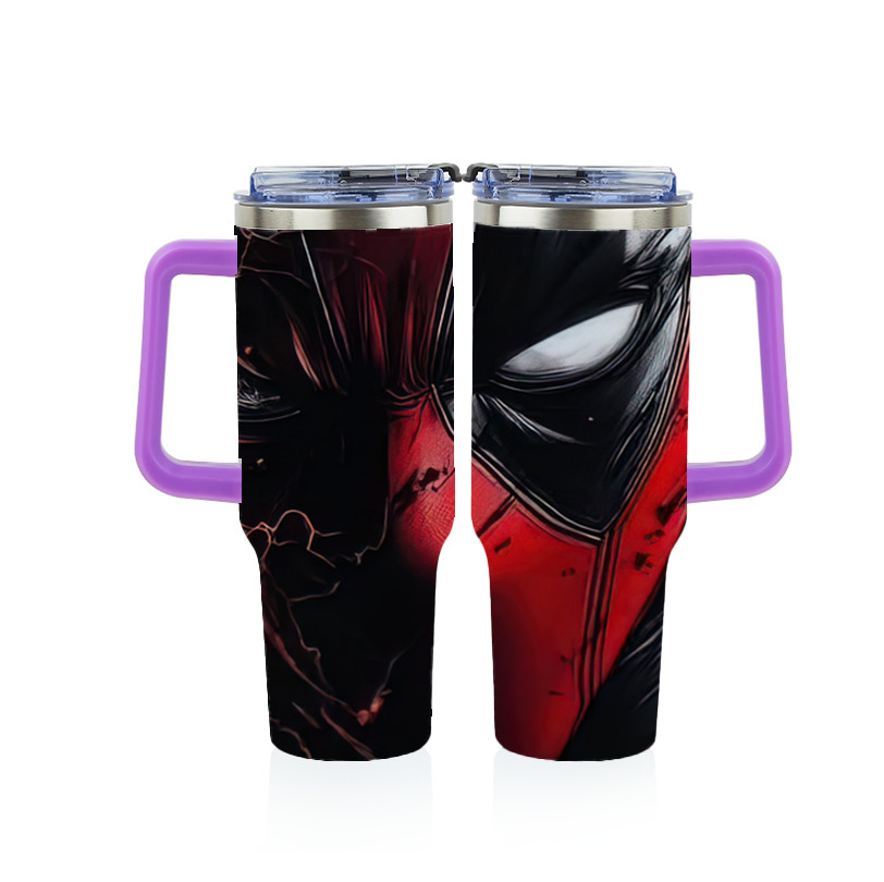 （画像用） Deadpool デッドプール 1200ｍLフルプリント車用タンブラー