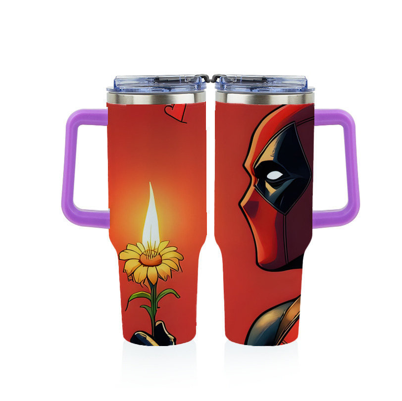 （画像用） Deadpool デッドプール 1200ｍLフルプリント車用タンブラー