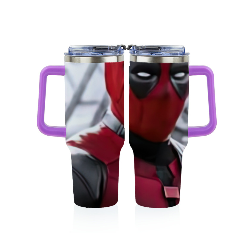 （画像用） Deadpool デッドプール 1200ｍLフルプリント車用タンブラー