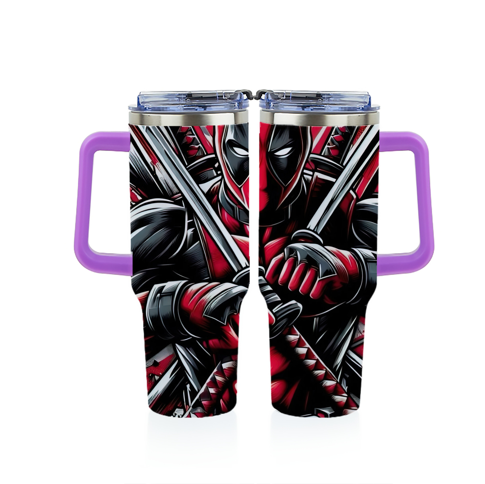 （画像用） Deadpool デッドプール 1200ｍLフルプリント車用タンブラー