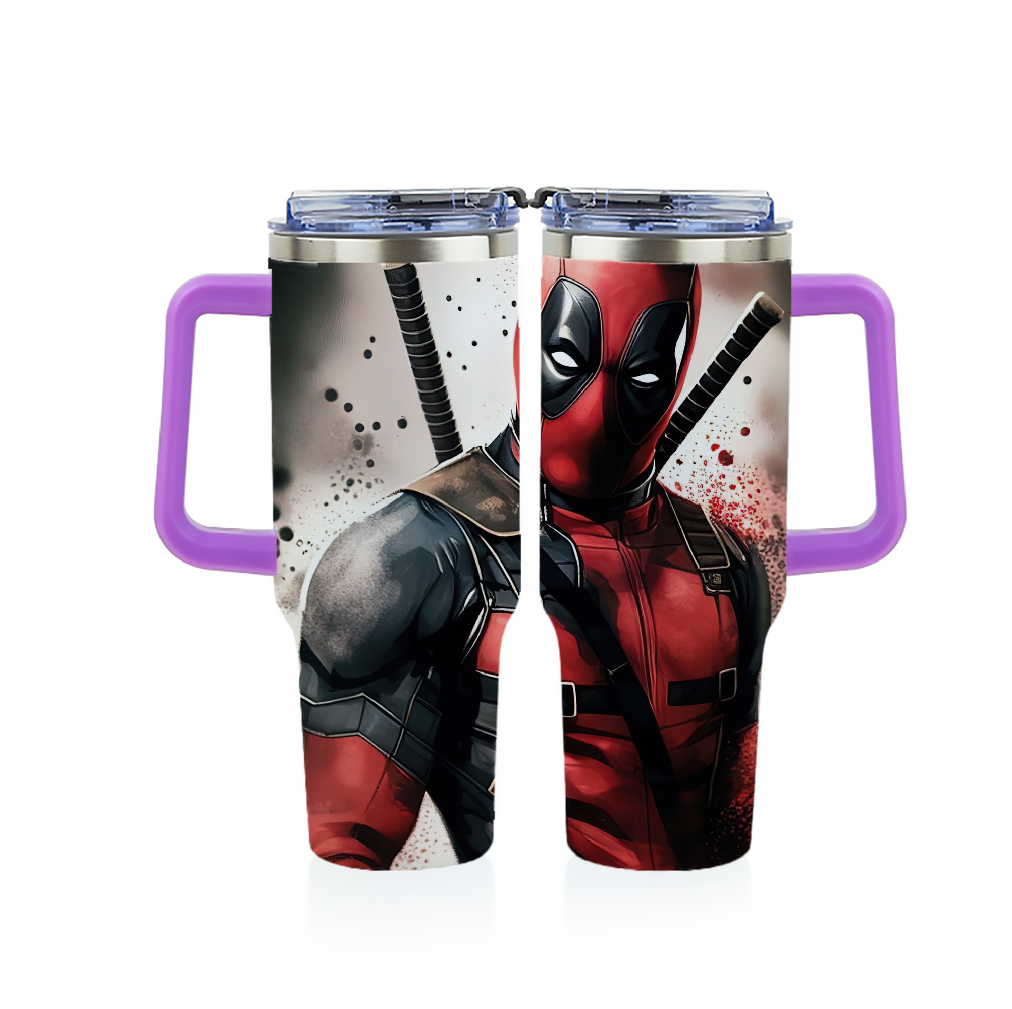 （画像用） Deadpool デッドプール 1200ｍLフルプリント車用タンブラー