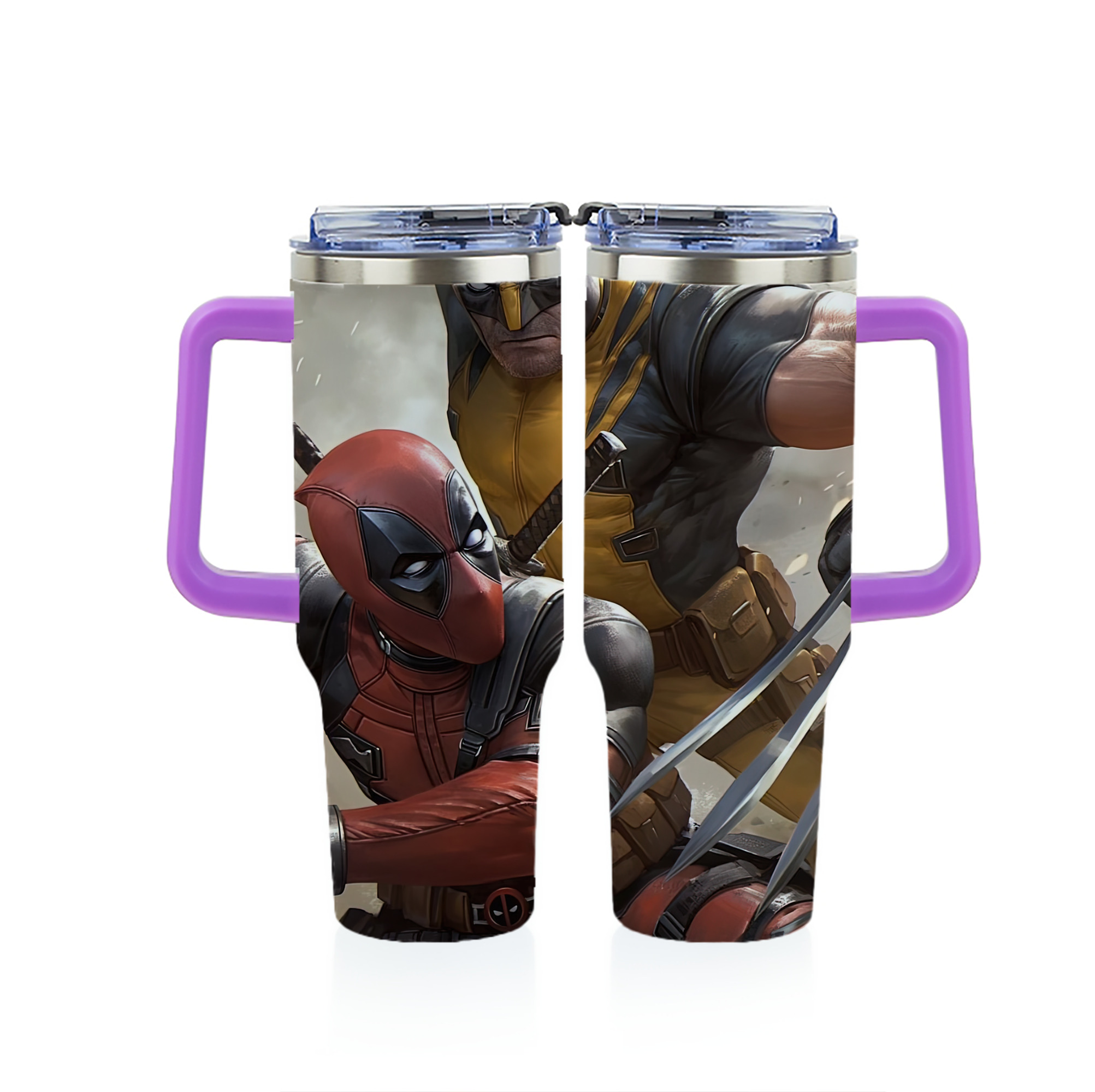 （画像用） Deadpool デッドプール 1200ｍLフルプリント車用タンブラー