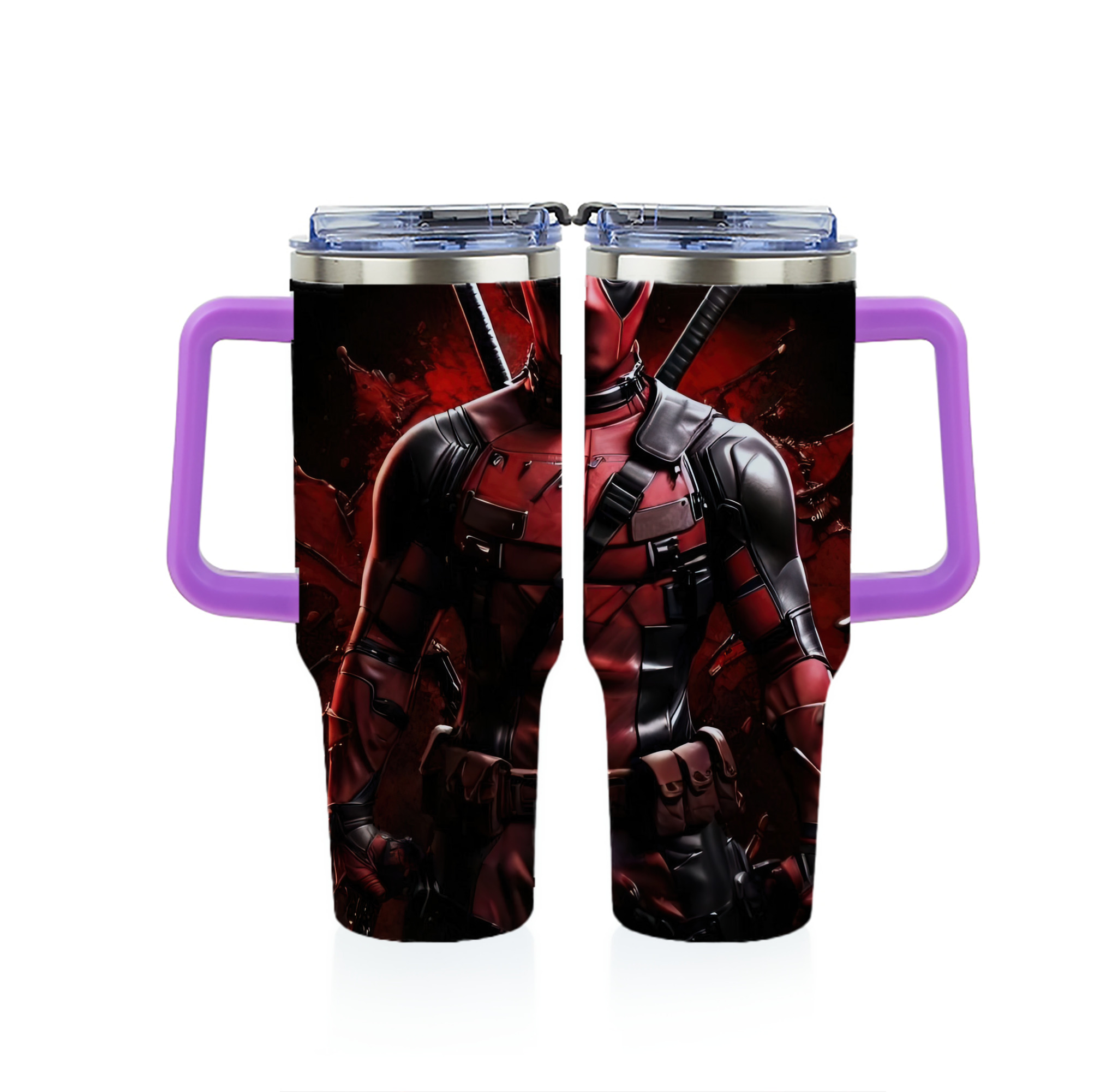 （画像用） Deadpool デッドプール 1200ｍLフルプリント車用タンブラー
