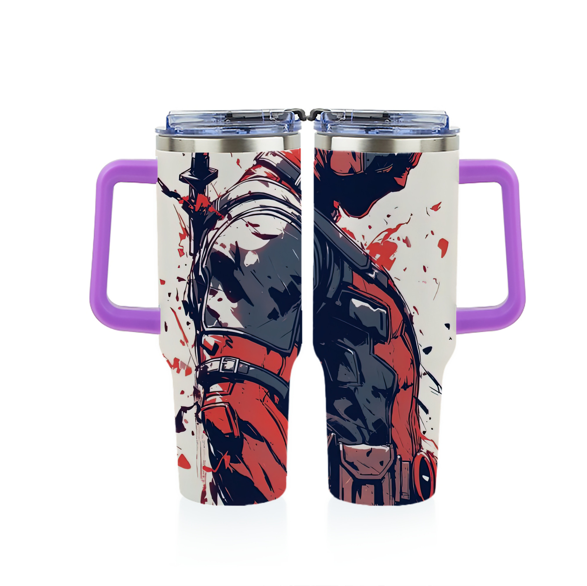 （画像用） Deadpool デッドプール 1200ｍLフルプリント車用タンブラー