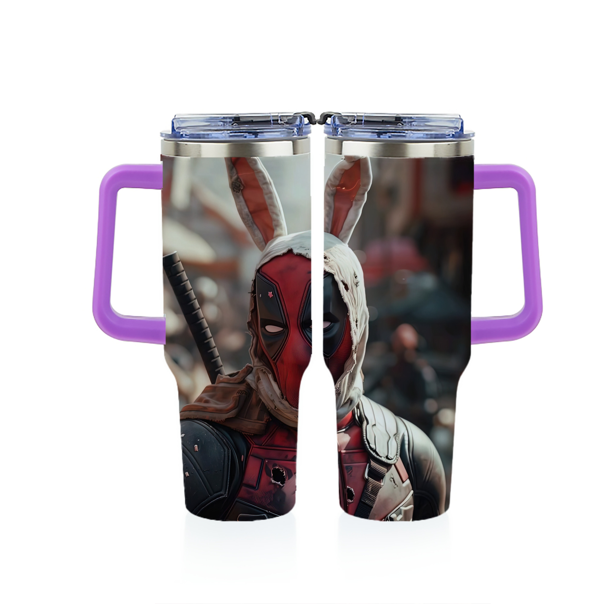 （画像用） Deadpool デッドプール 1200ｍLフルプリント車用タンブラー