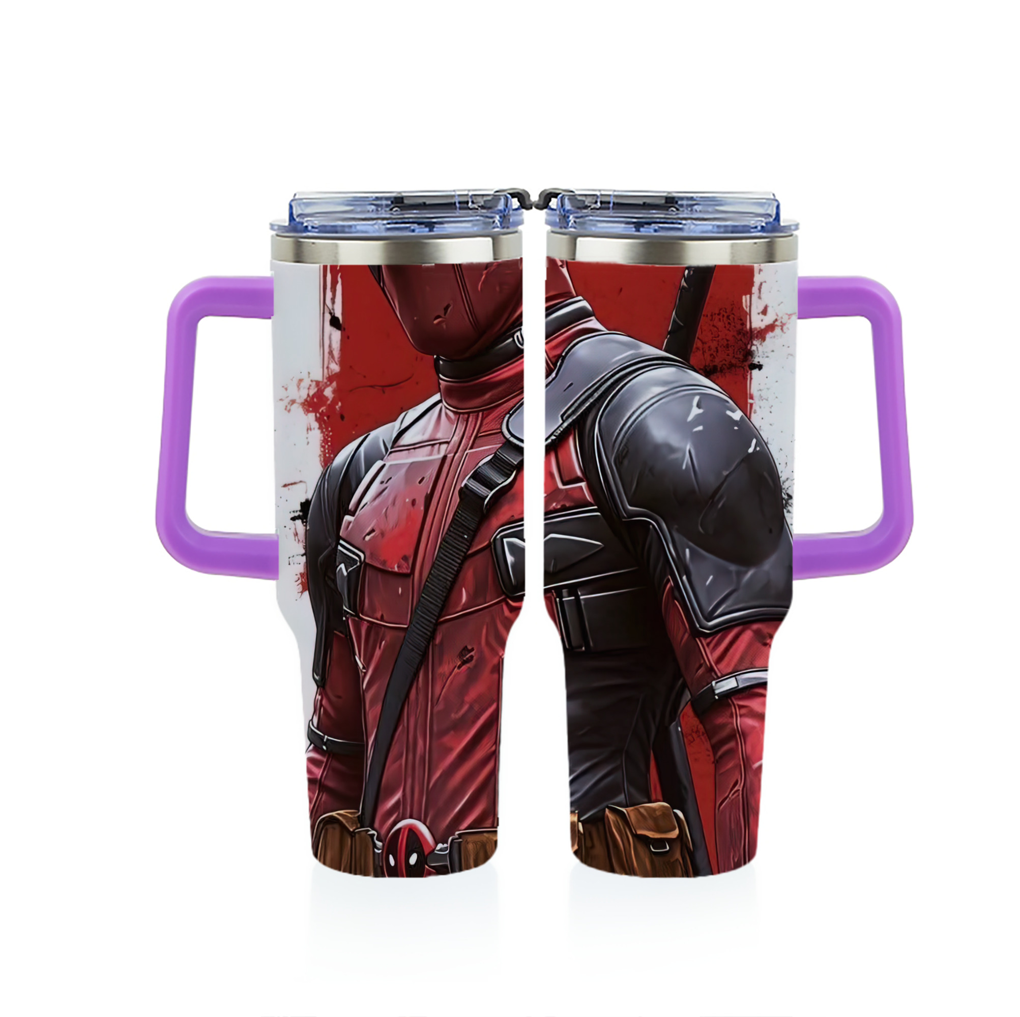（画像用） Deadpool デッドプール 1200ｍLフルプリント車用タンブラー