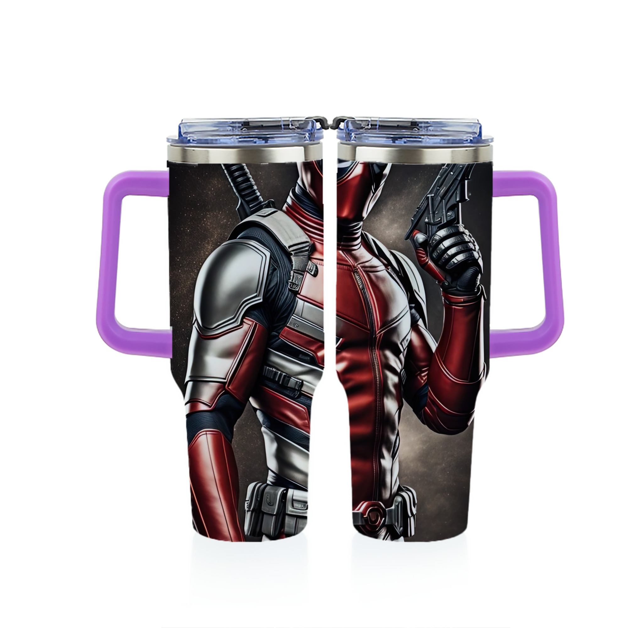（画像用） Deadpool デッドプール 1200ｍLフルプリント車用タンブラー