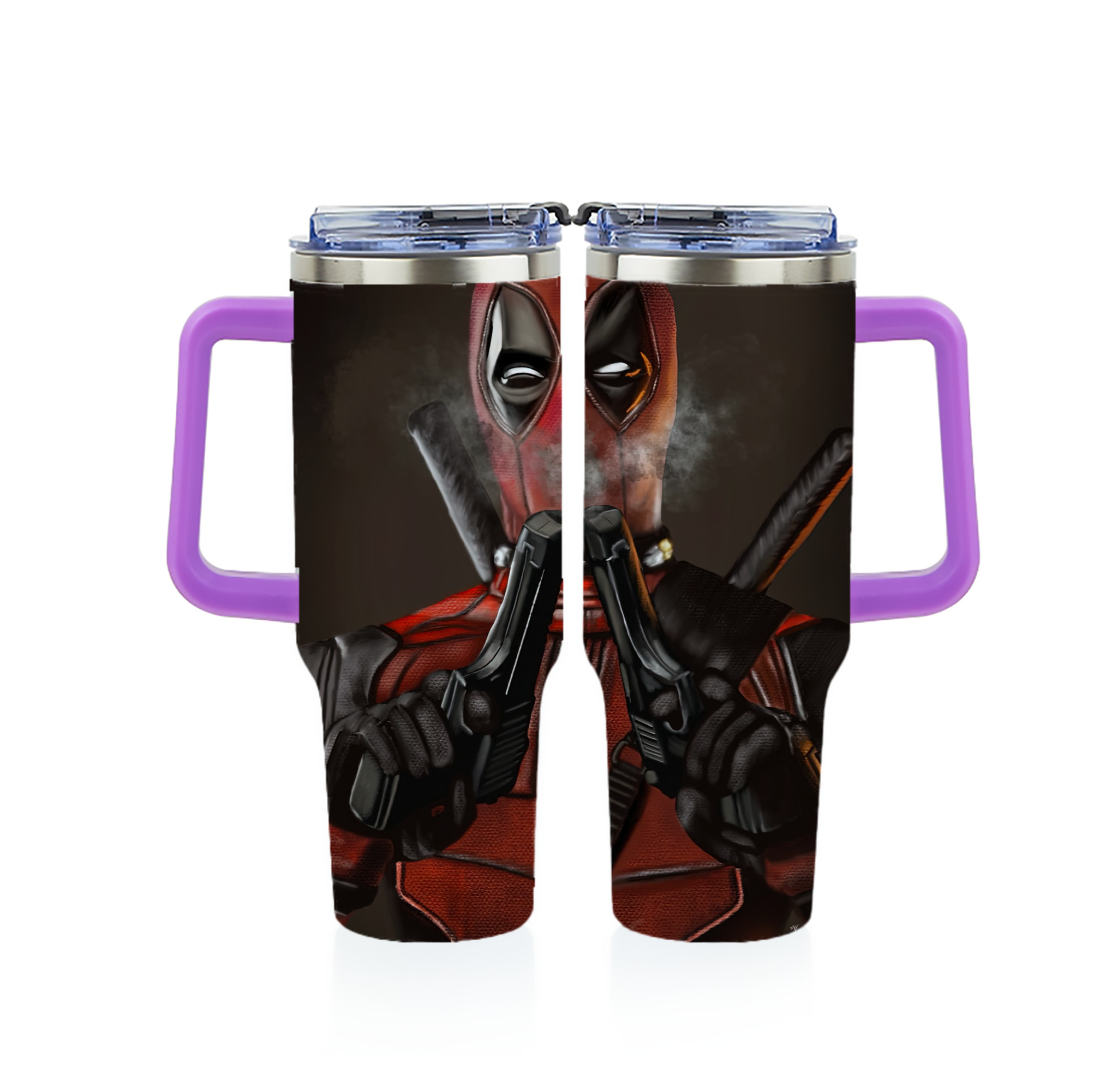 （画像用） Deadpool デッドプール 1200ｍLフルプリント車用タンブラー