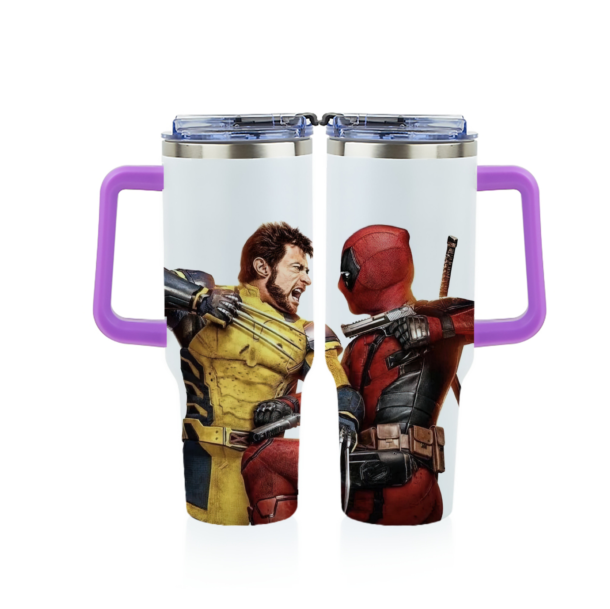 （画像用） Deadpool デッドプール 1200ｍLフルプリント車用タンブラー