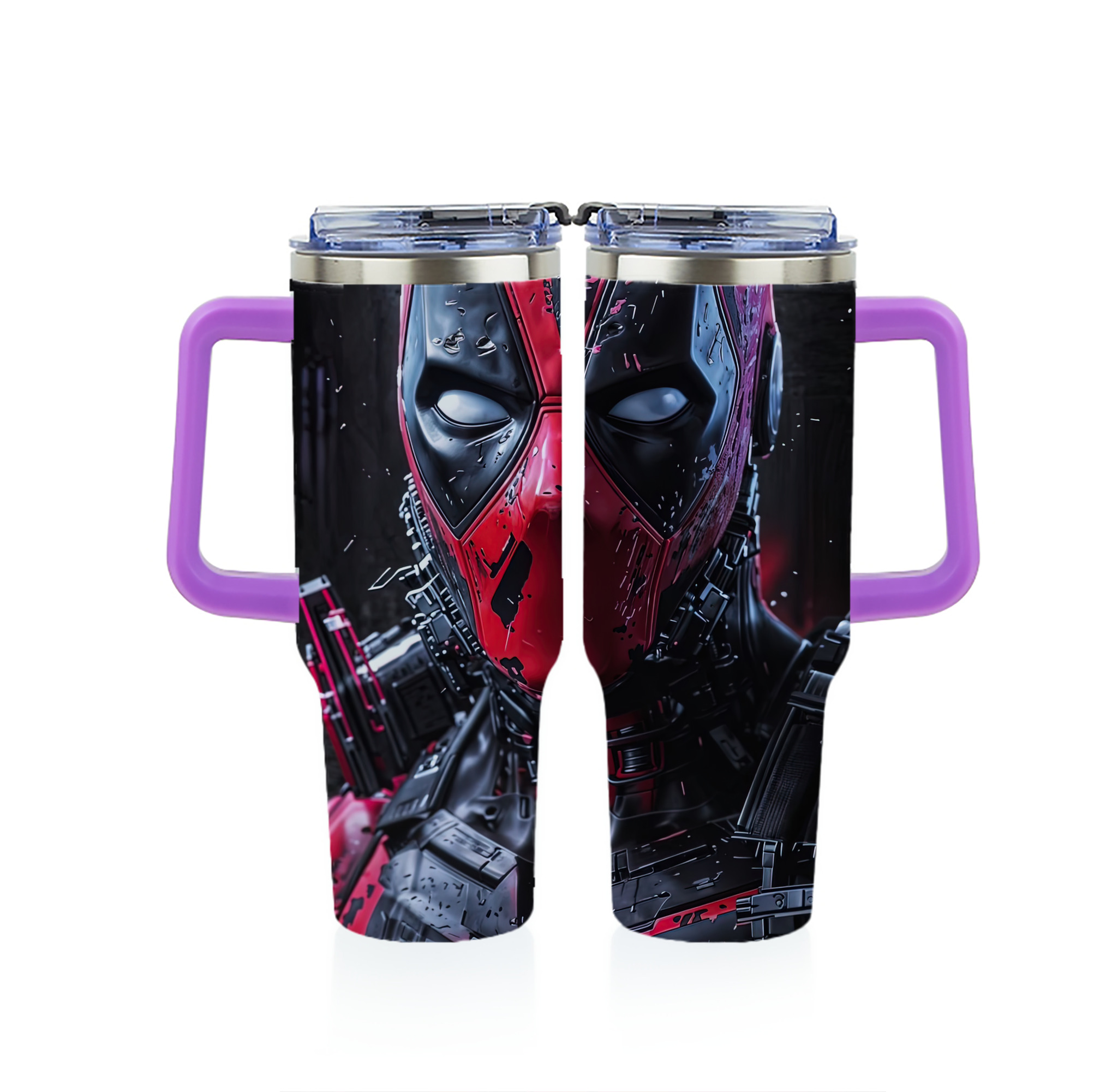 （画像用） Deadpool デッドプール 1200ｍLフルプリント車用タンブラー