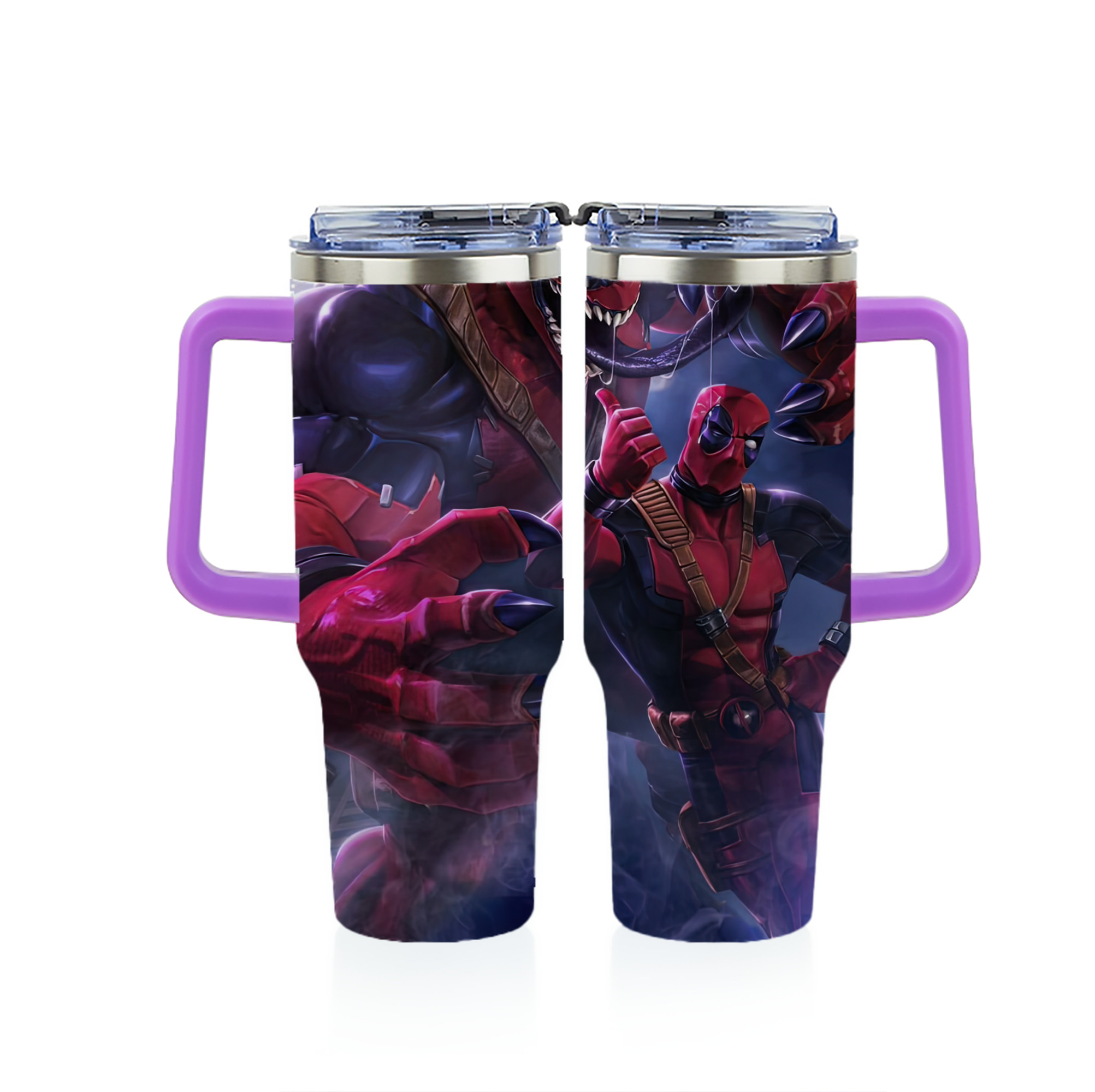 （画像用） Deadpool デッドプール 1200ｍLフルプリント車用タンブラー