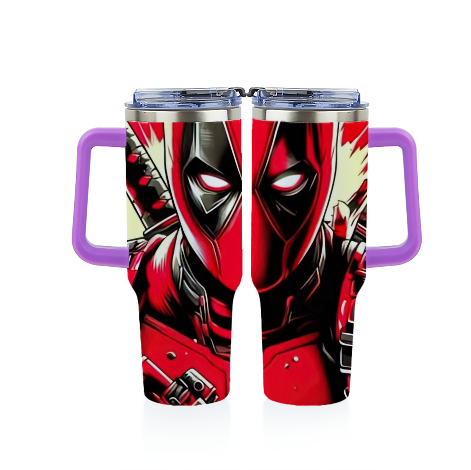 （画像用） Deadpool デッドプール 1200ｍLフルプリント車用タンブラー