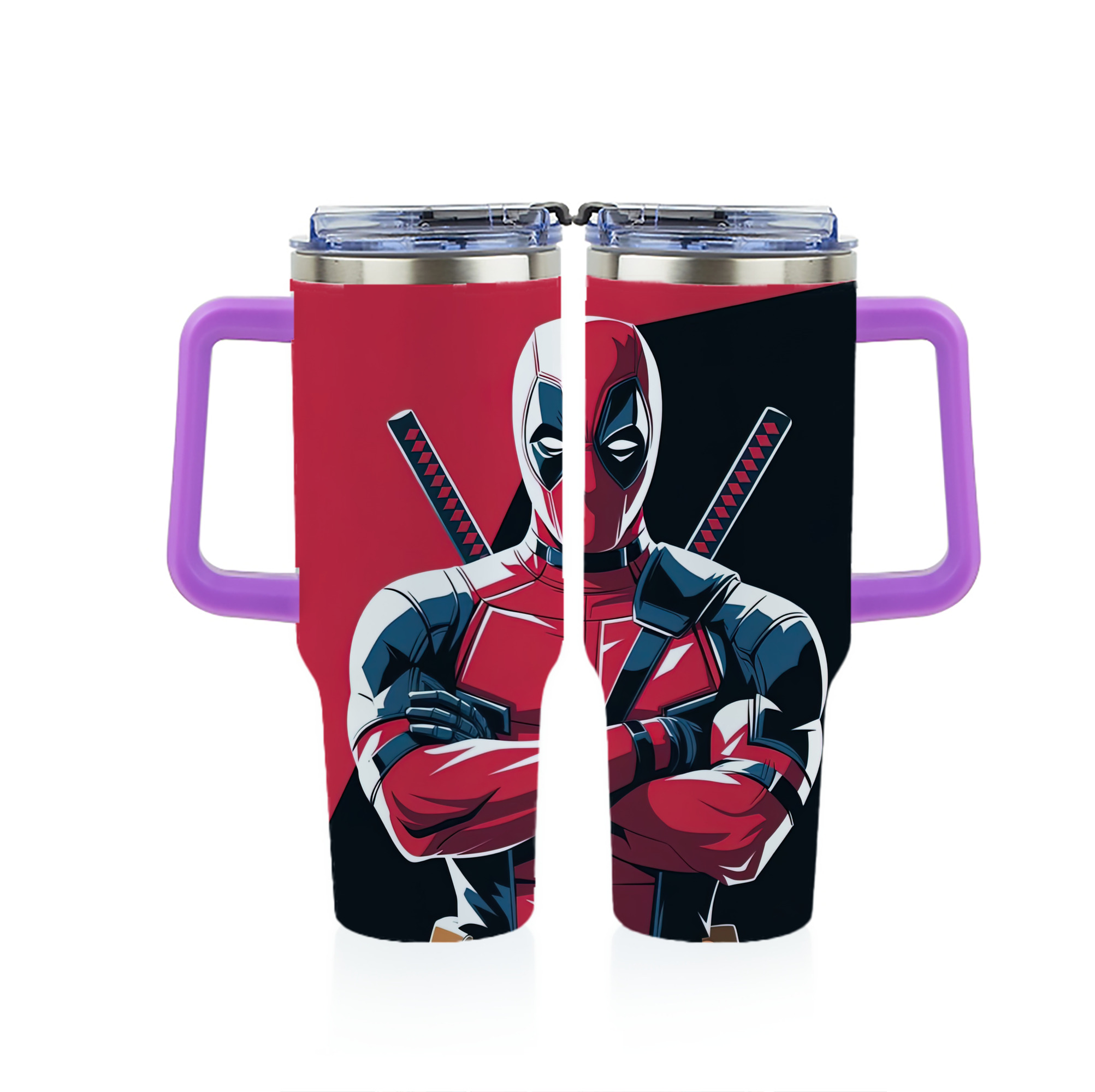 （画像用） Deadpool デッドプール 1200ｍLフルプリント車用タンブラー