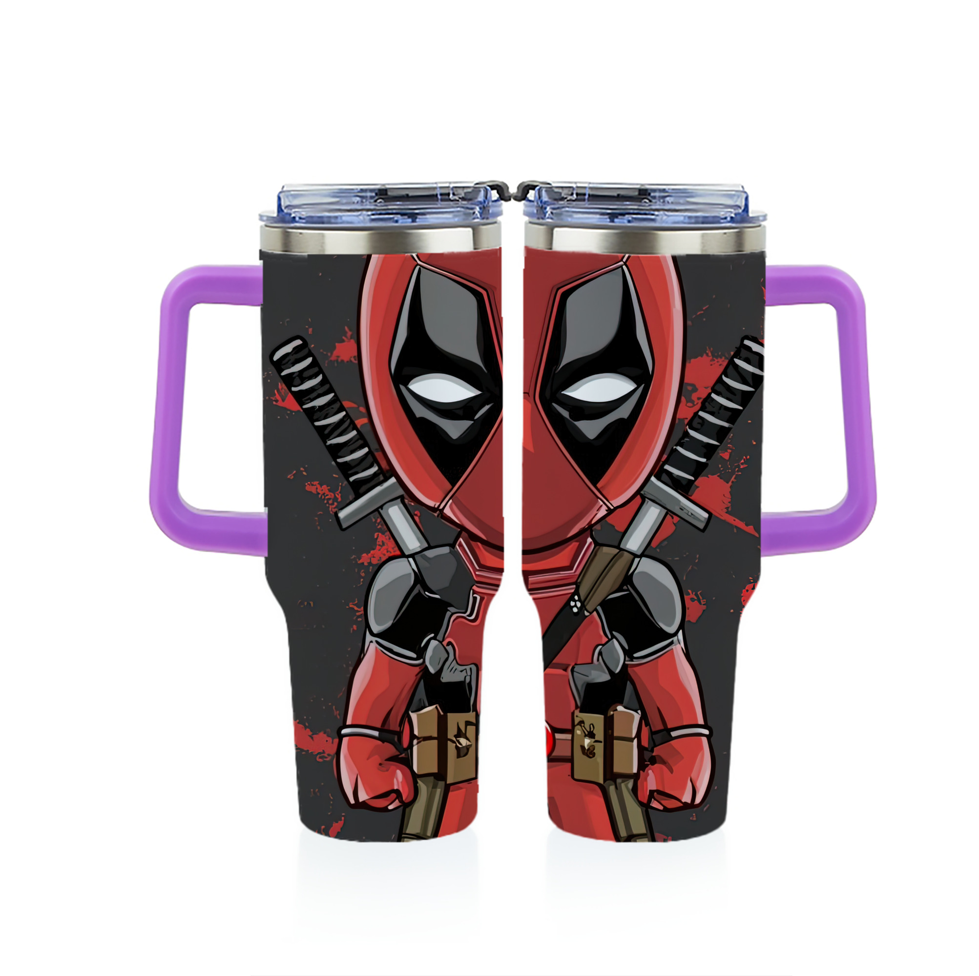 （画像用） Deadpool デッドプール 1200ｍLフルプリント車用タンブラー
