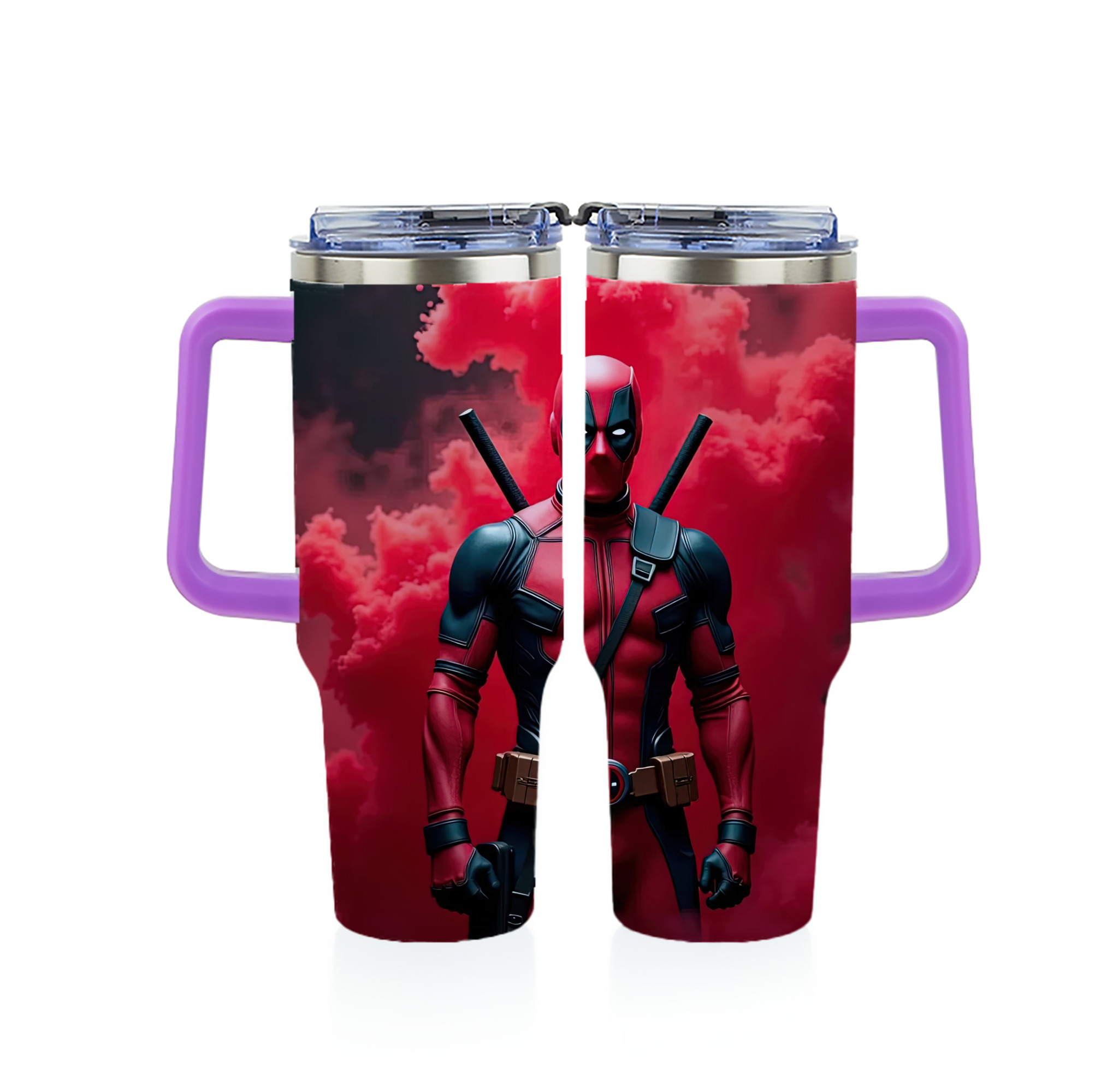 （画像用） Deadpool デッドプール 1200ｍLフルプリント車用タンブラー