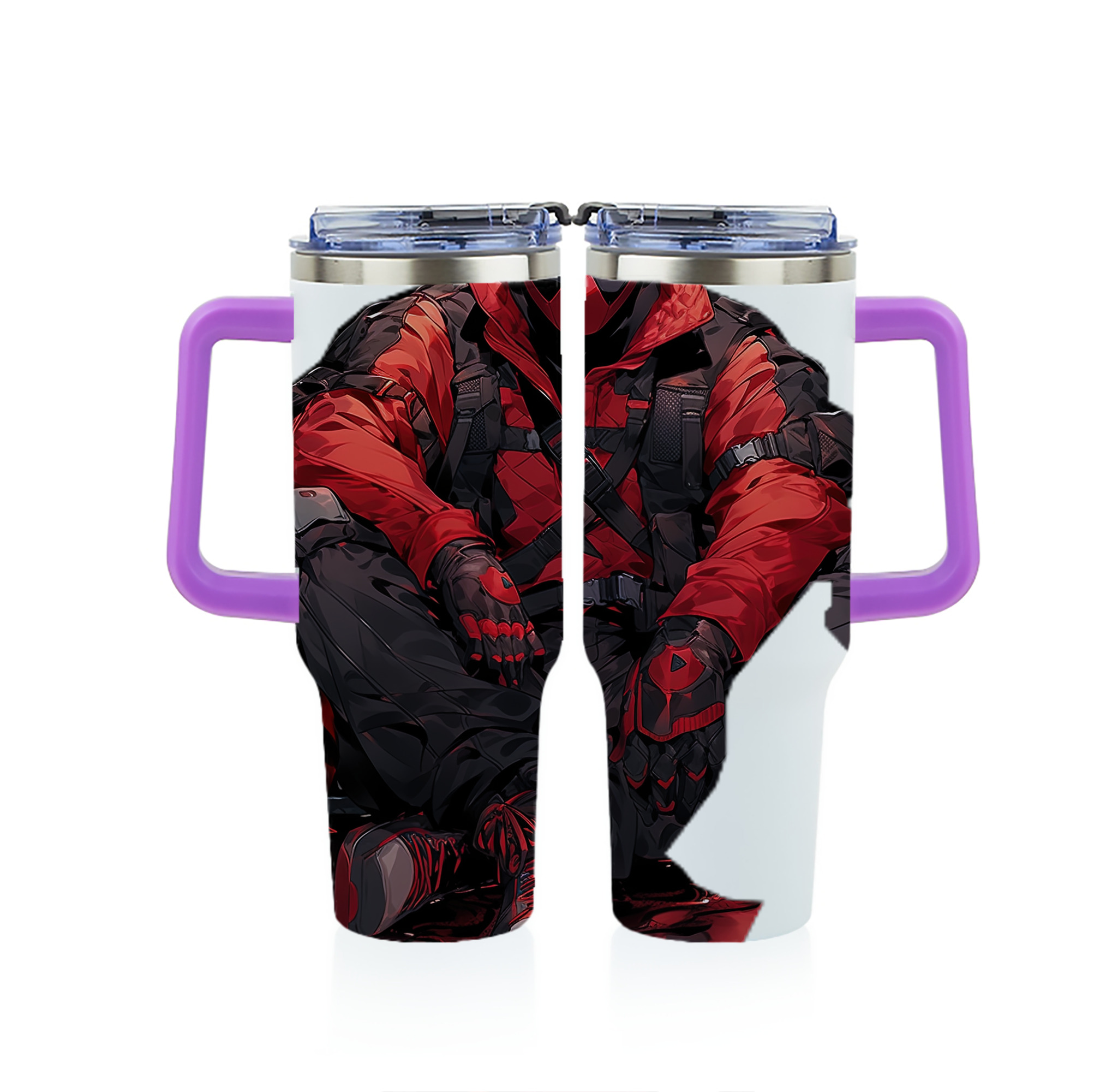 （画像用） Deadpool デッドプール 1200ｍLフルプリント車用タンブラー