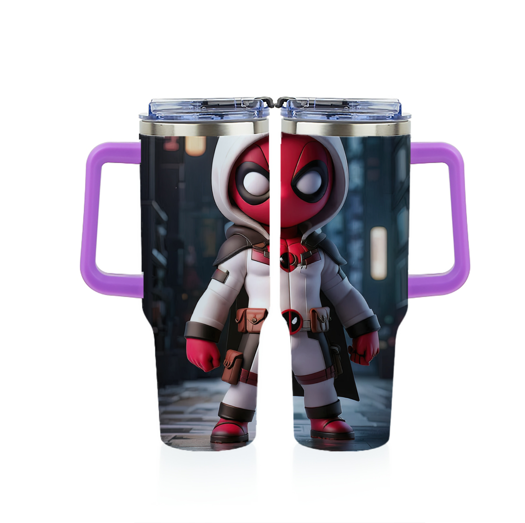 （画像用） Deadpool デッドプール 1200ｍLフルプリント車用タンブラー