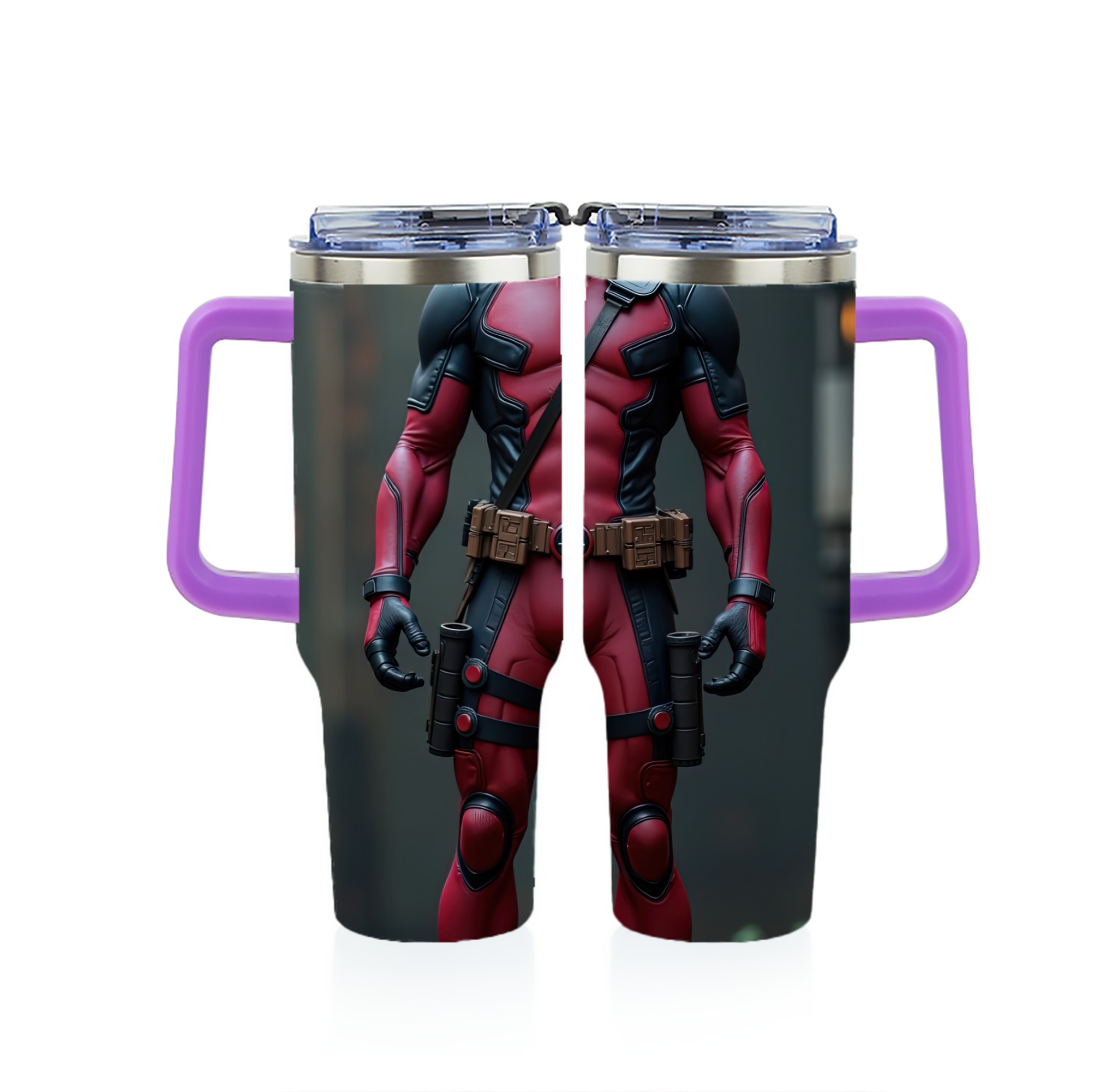 （画像用） Deadpool デッドプール 1200ｍLフルプリント車用タンブラー
