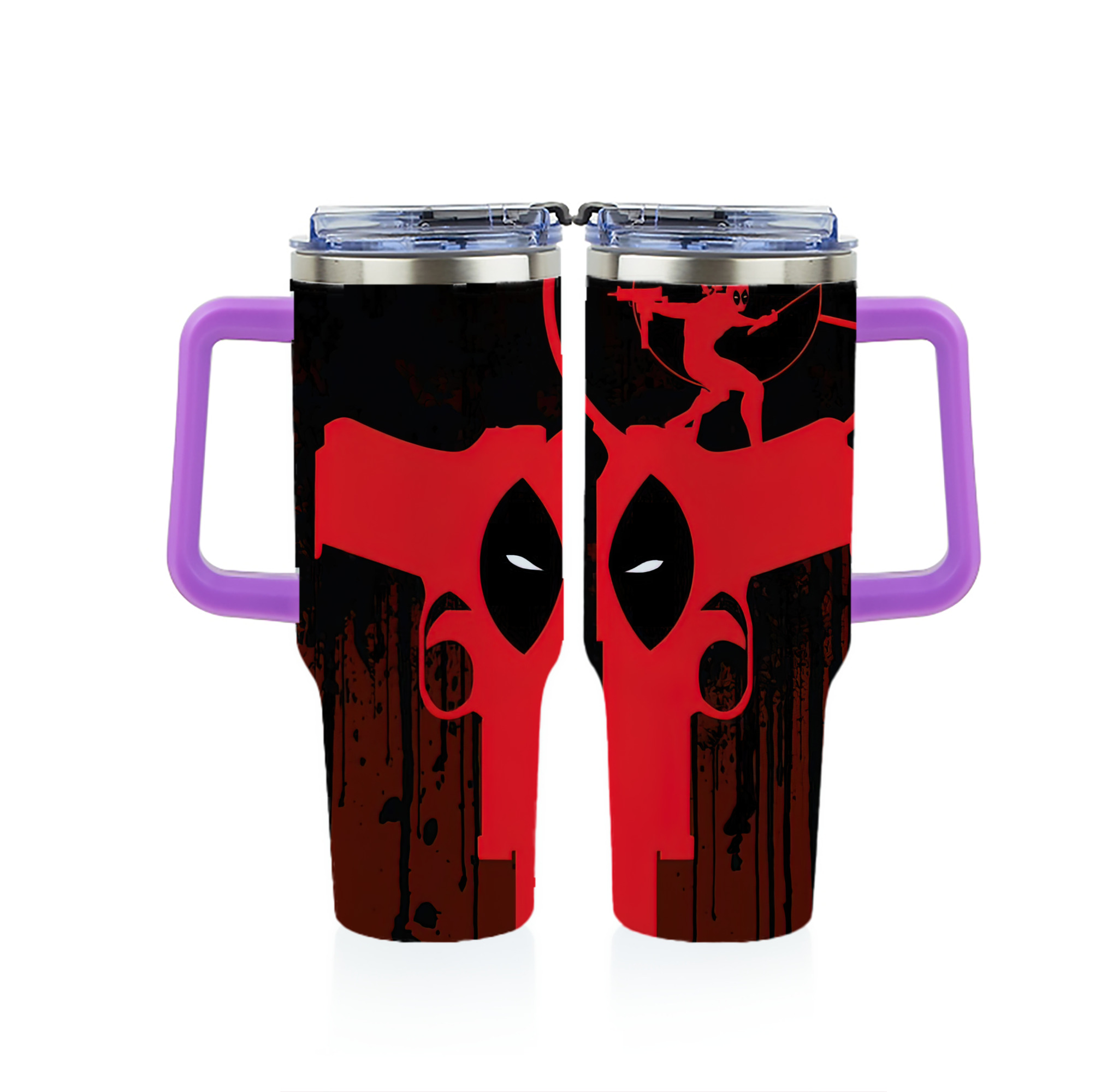 （画像用） Deadpool デッドプール 1200ｍLフルプリント車用タンブラー