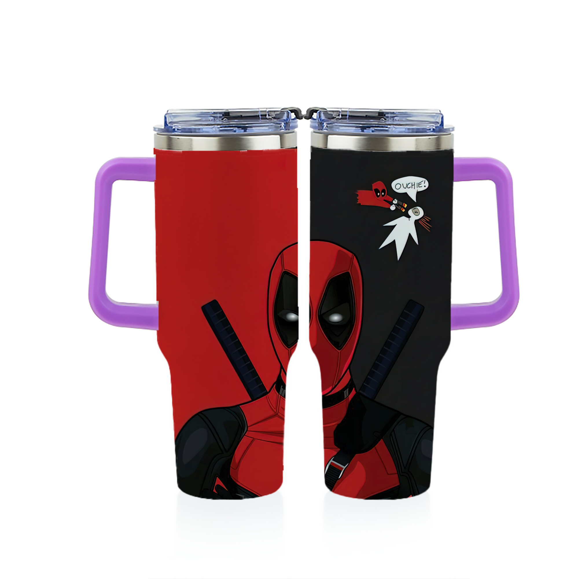 （画像用） Deadpool デッドプール 1200ｍLフルプリント車用タンブラー