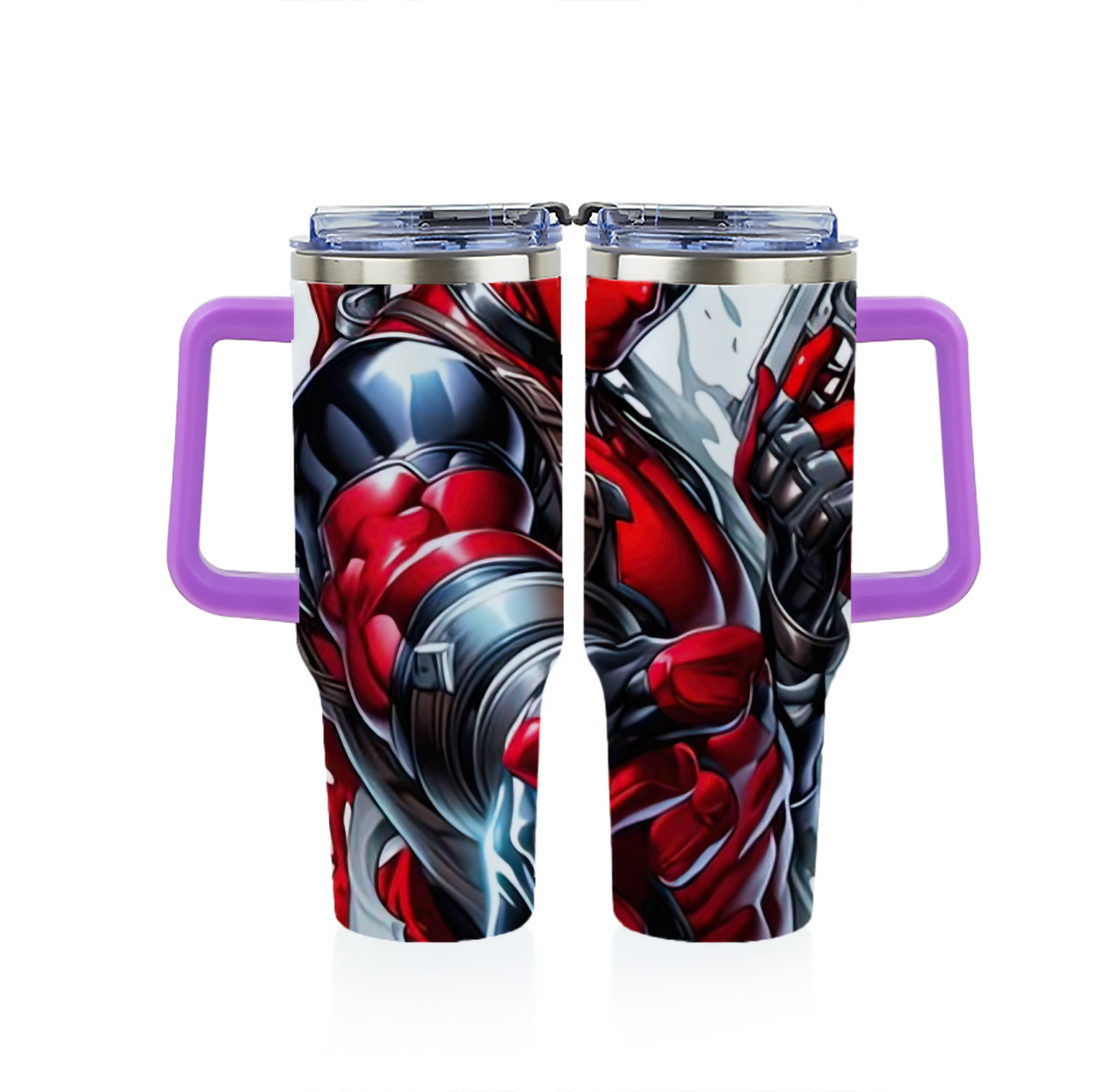 （画像用） Deadpool デッドプール 1200ｍLフルプリント車用タンブラー