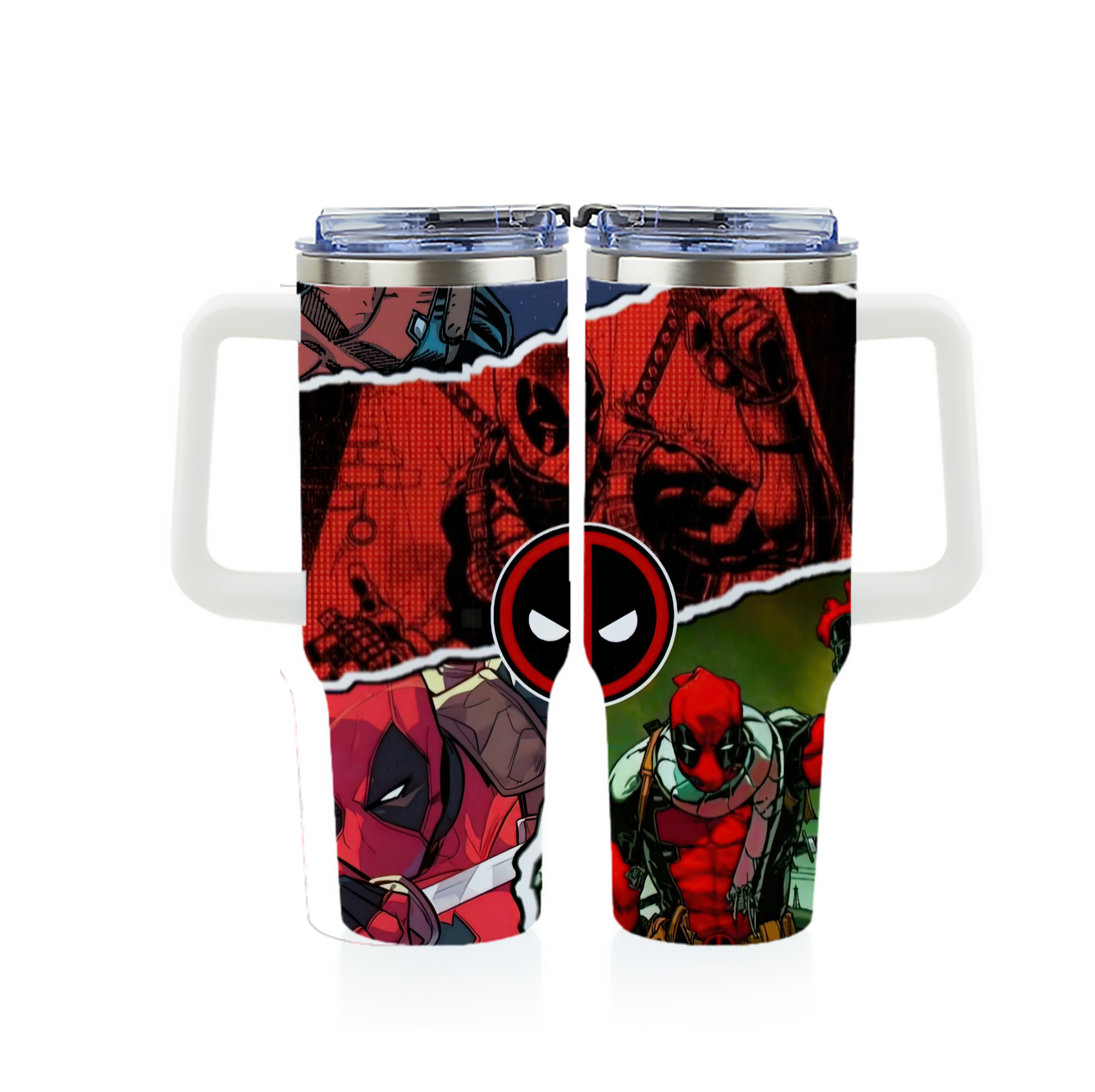 （画像用） Deadpool デッドプール 1200ｍLフルプリント車用タンブラー
